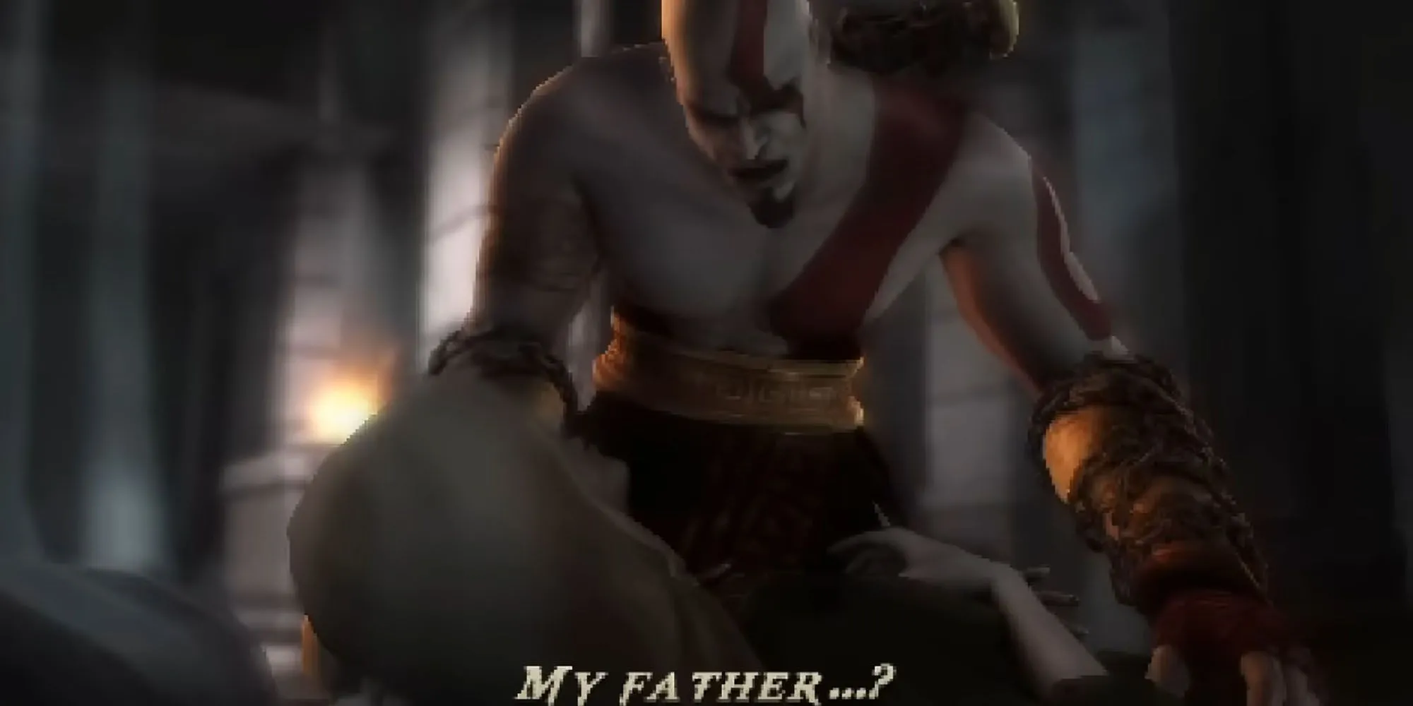 Kratos trong God Of War Ghost Of Sparta trên PSP