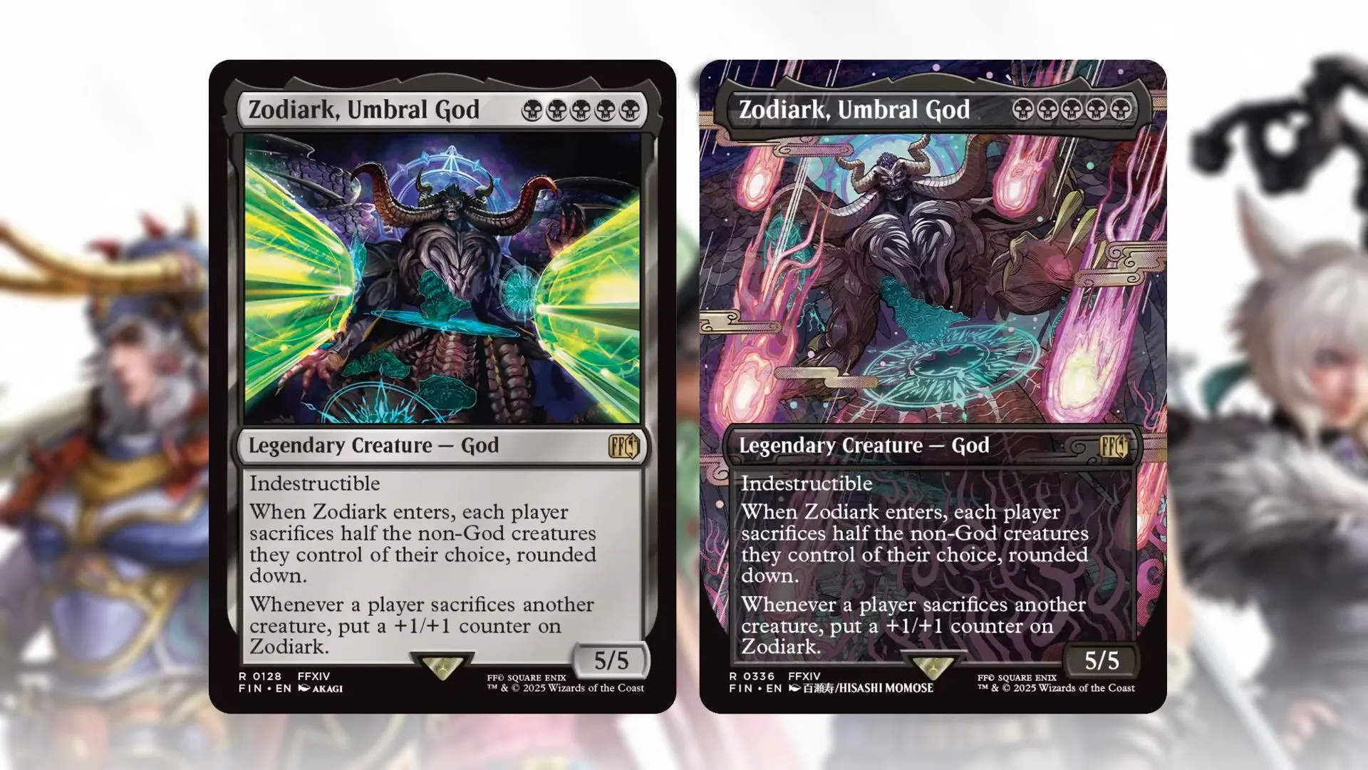 Lá bài Magic The Gathering của Zodiark từ Final Fantasy 14