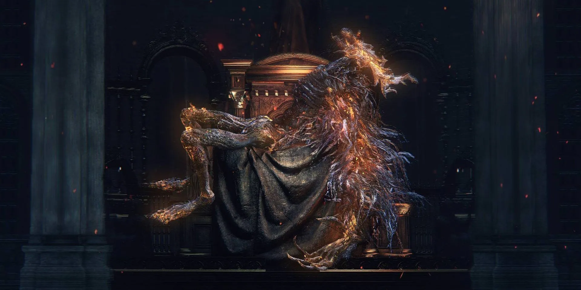 Laurence, Người Đại Diện Đầu Tiên (The First Vicar), một boss tùy chọn trong Bloodborne DLC The Old Hunters