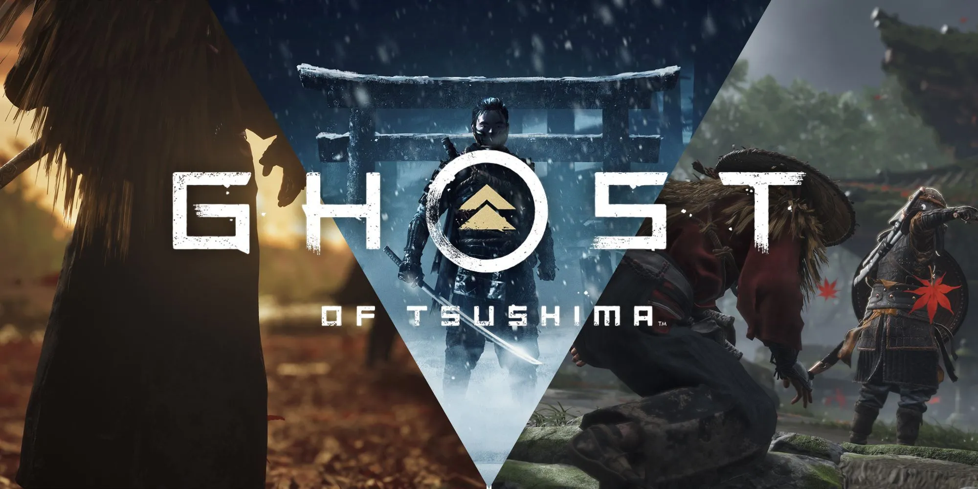 Logo Jin Sakai với hình ảnh một chiến binh samurai trong Ghost of Tsushima
