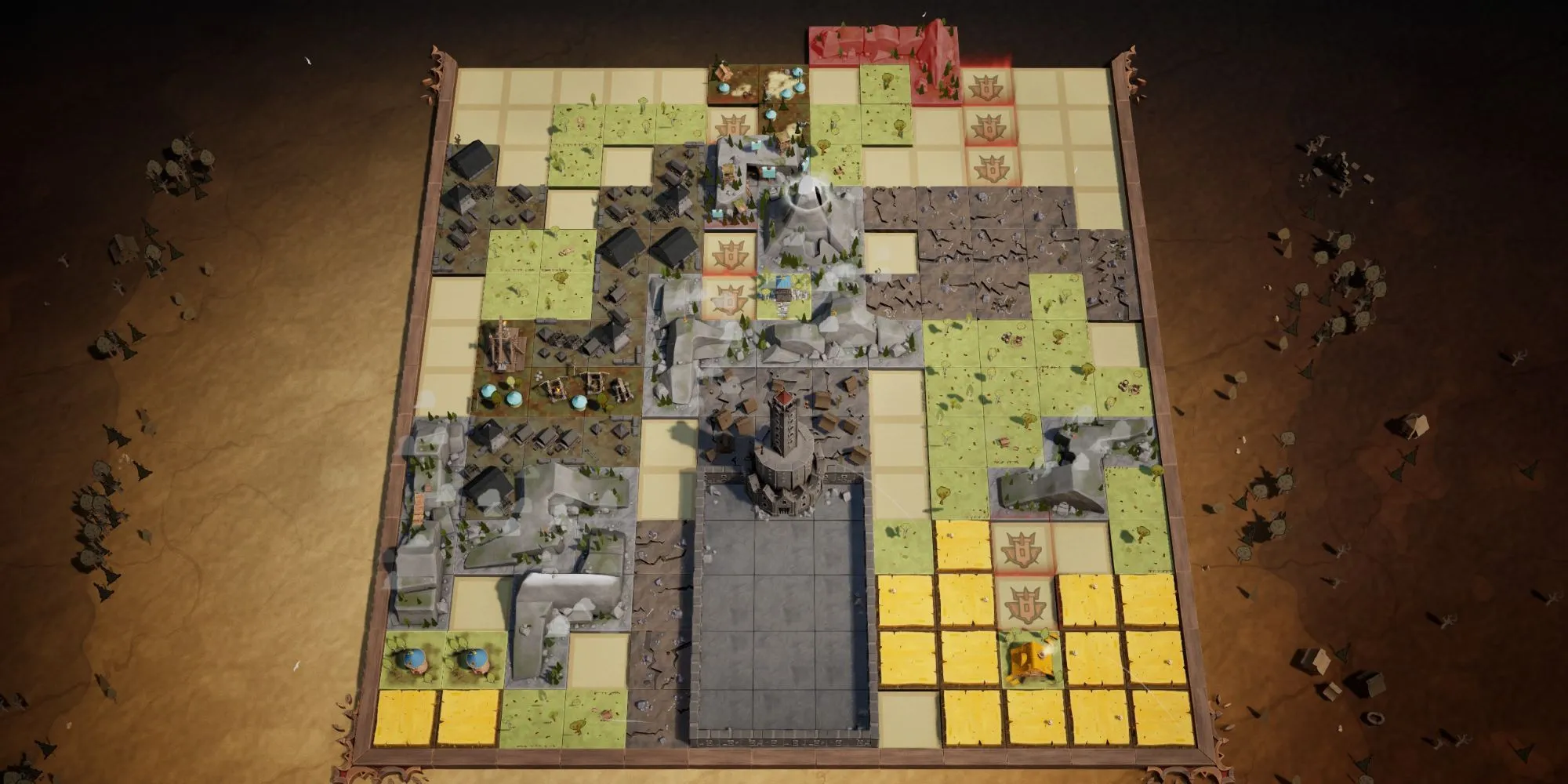 Màn hình chiến đấu với boss Hầm ngục (The Dungeon) trong Drop Duchy