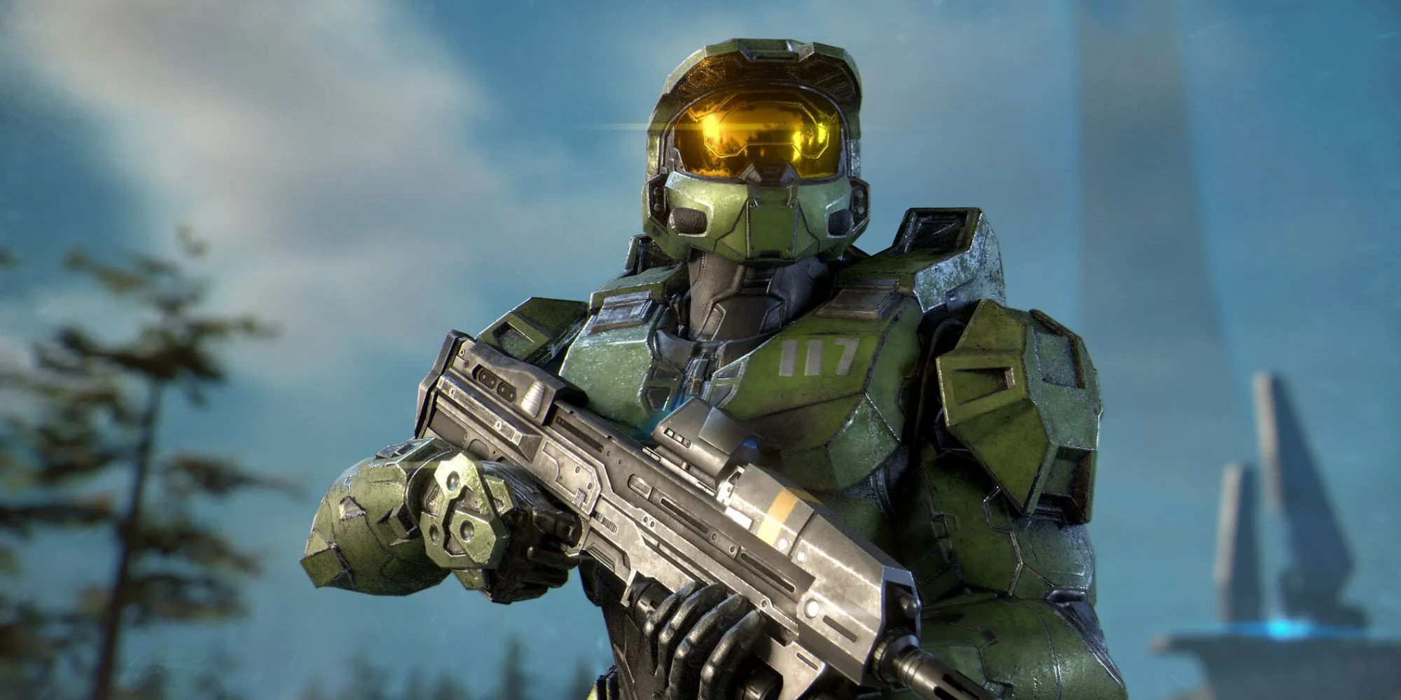 Master Chief sẵn sàng hành động trong game Halo Infinite