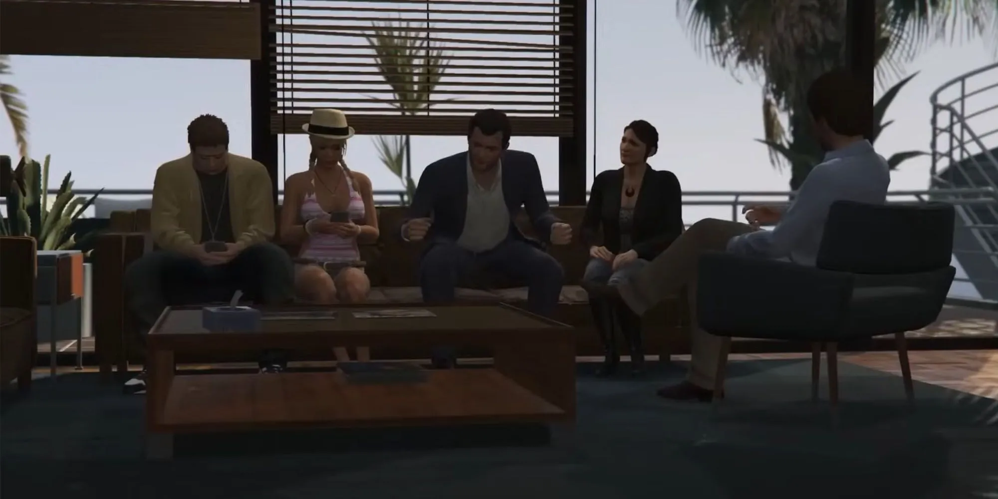 Michael và gia đình trong nhiệm vụ Reuniting the Family GTA V