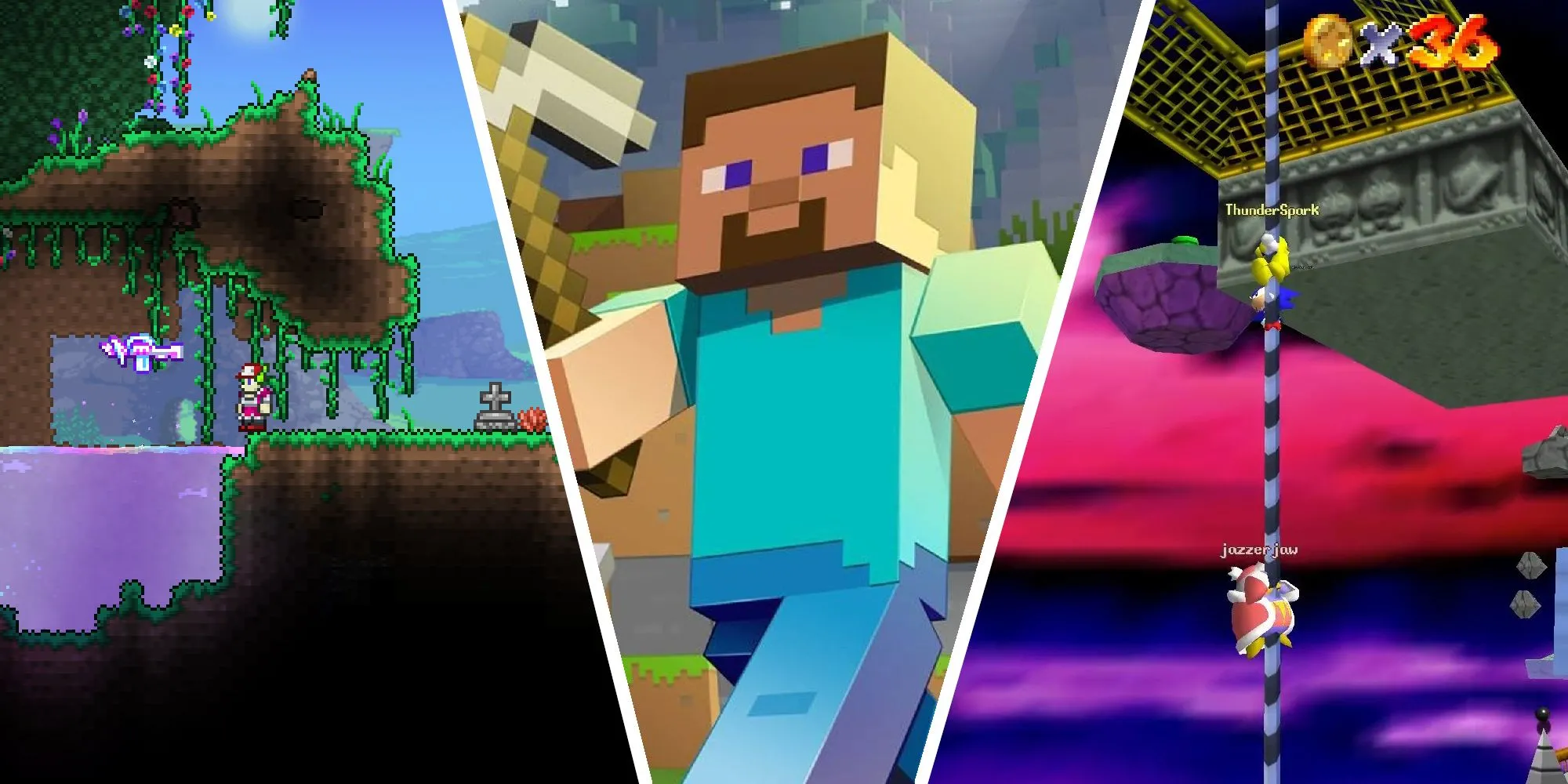 Minecraft là một trong những tựa game co-op drop-in/drop-out hay nhất