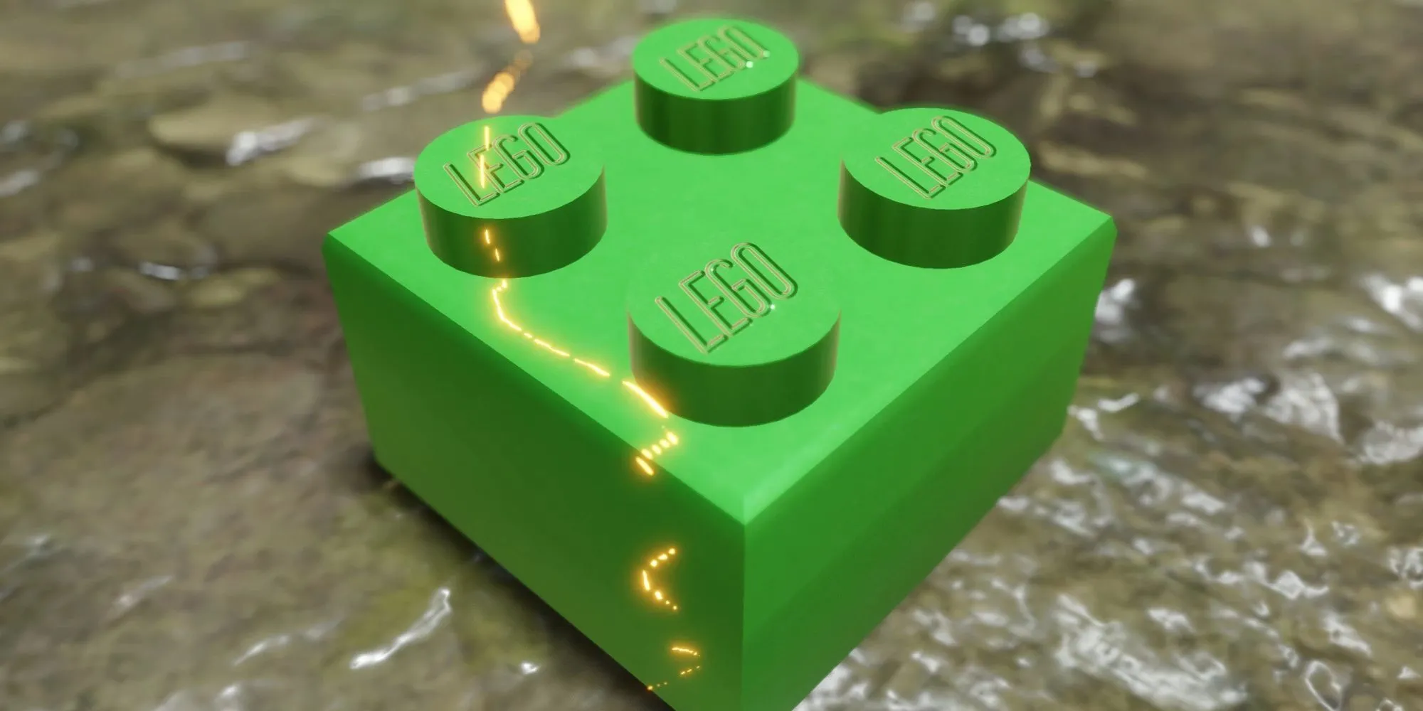 Mod bẫy sốc LEGO màu xanh lá trong Monster Hunter Rise