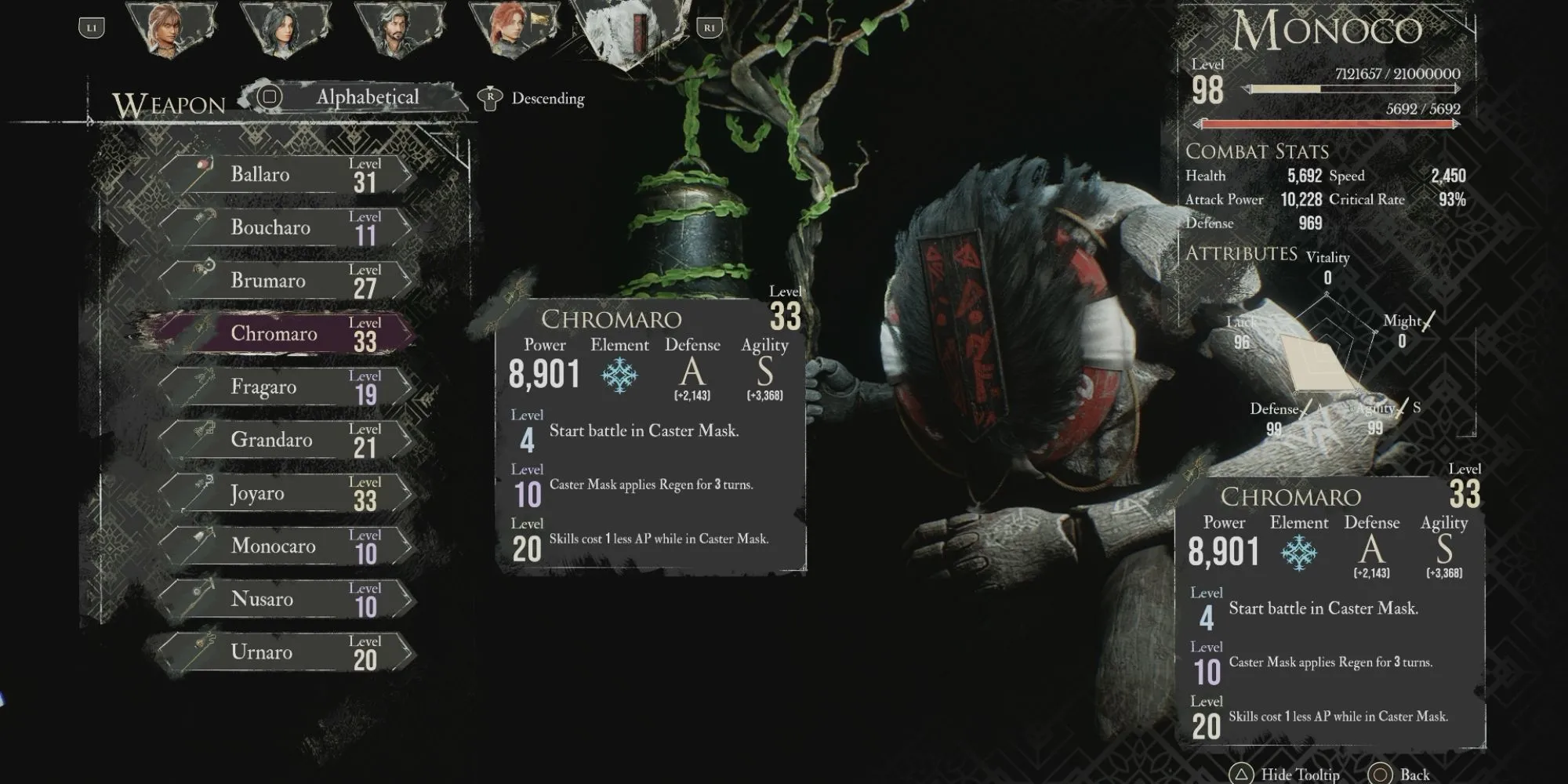 Monoco best weapon chromaro