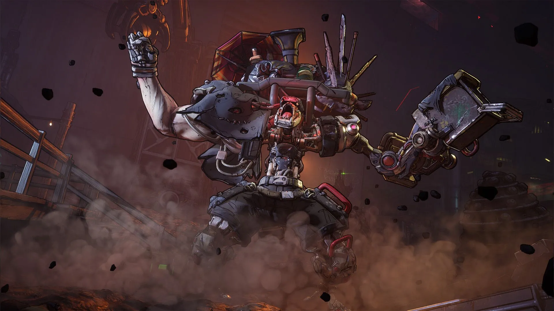 Một cảnh hành động trong Borderlands 4, gợi ý về gameplay và các nhân vật