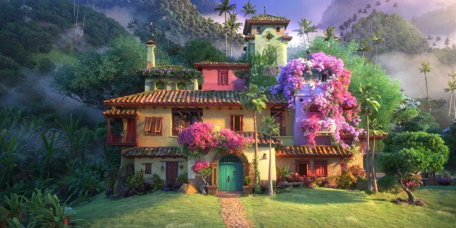 Ngôi nhà Casa Madrigal kỳ diệu và sống động trong phim Encanto