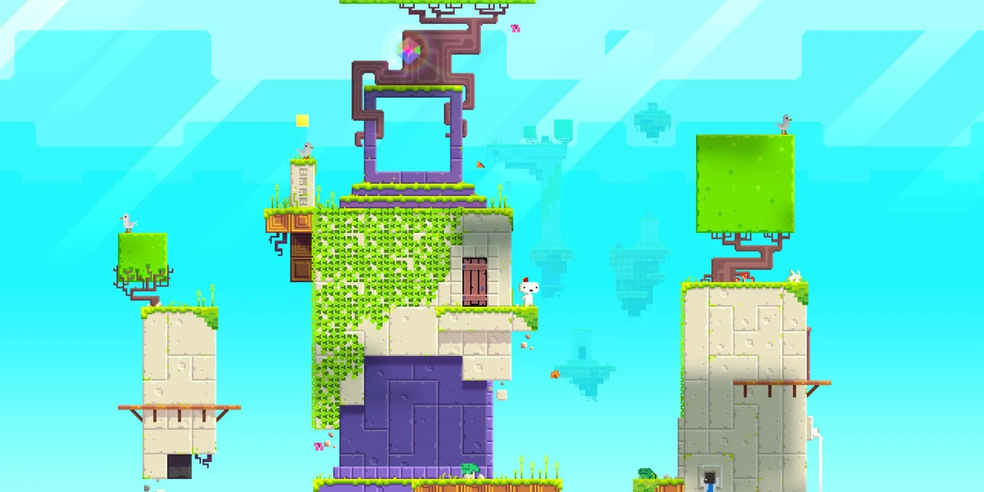 Nhân vật chính Gomez trong thế giới pixel của Fez