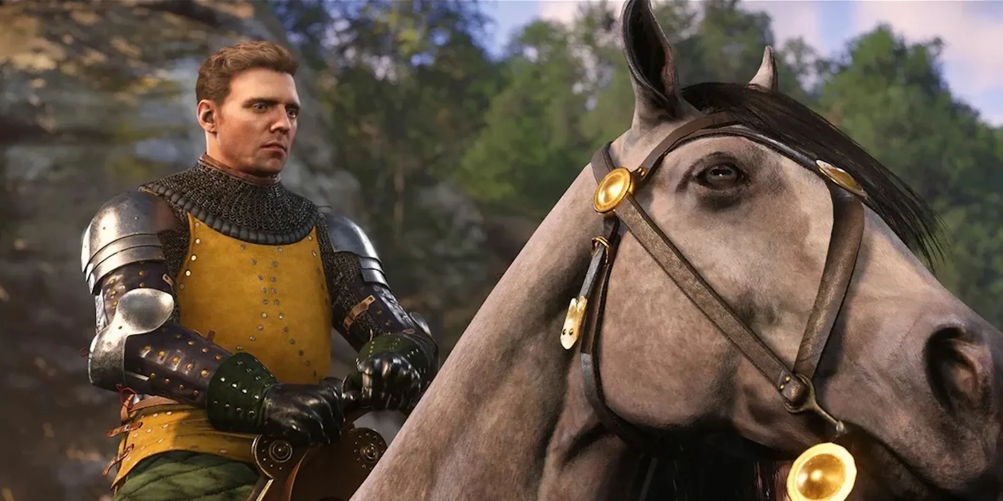 Nhân vật chính trong Kingdom Come Deliverance 2 với trang phục thời trung cổ