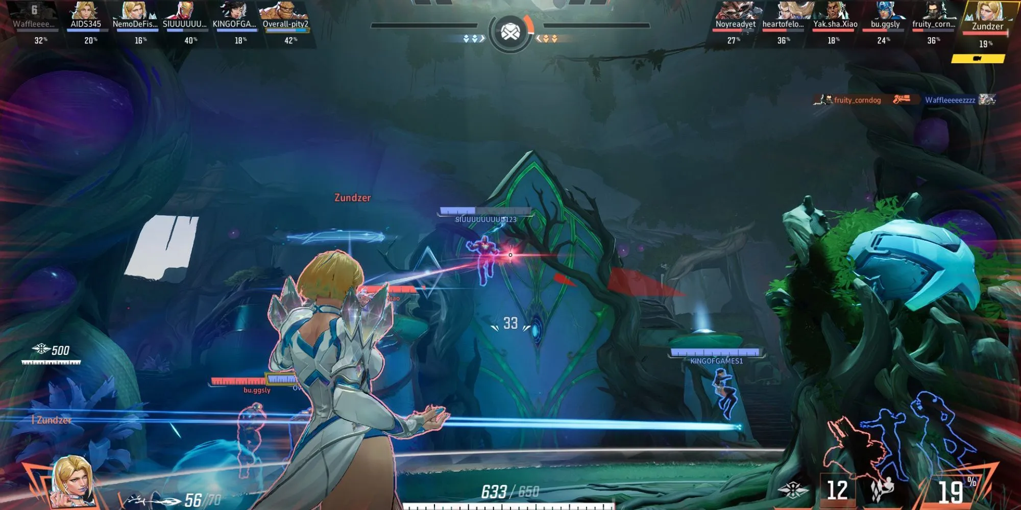 Nhân vật Emma Frost trong game bắn súng đồng đội Marvel Rivals