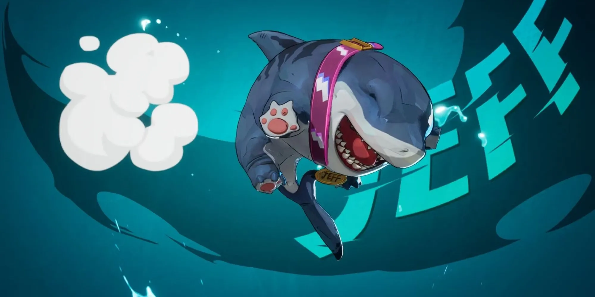 Nhân vật Jeff the Land Shark đáng yêu trong game Marvel Rivals