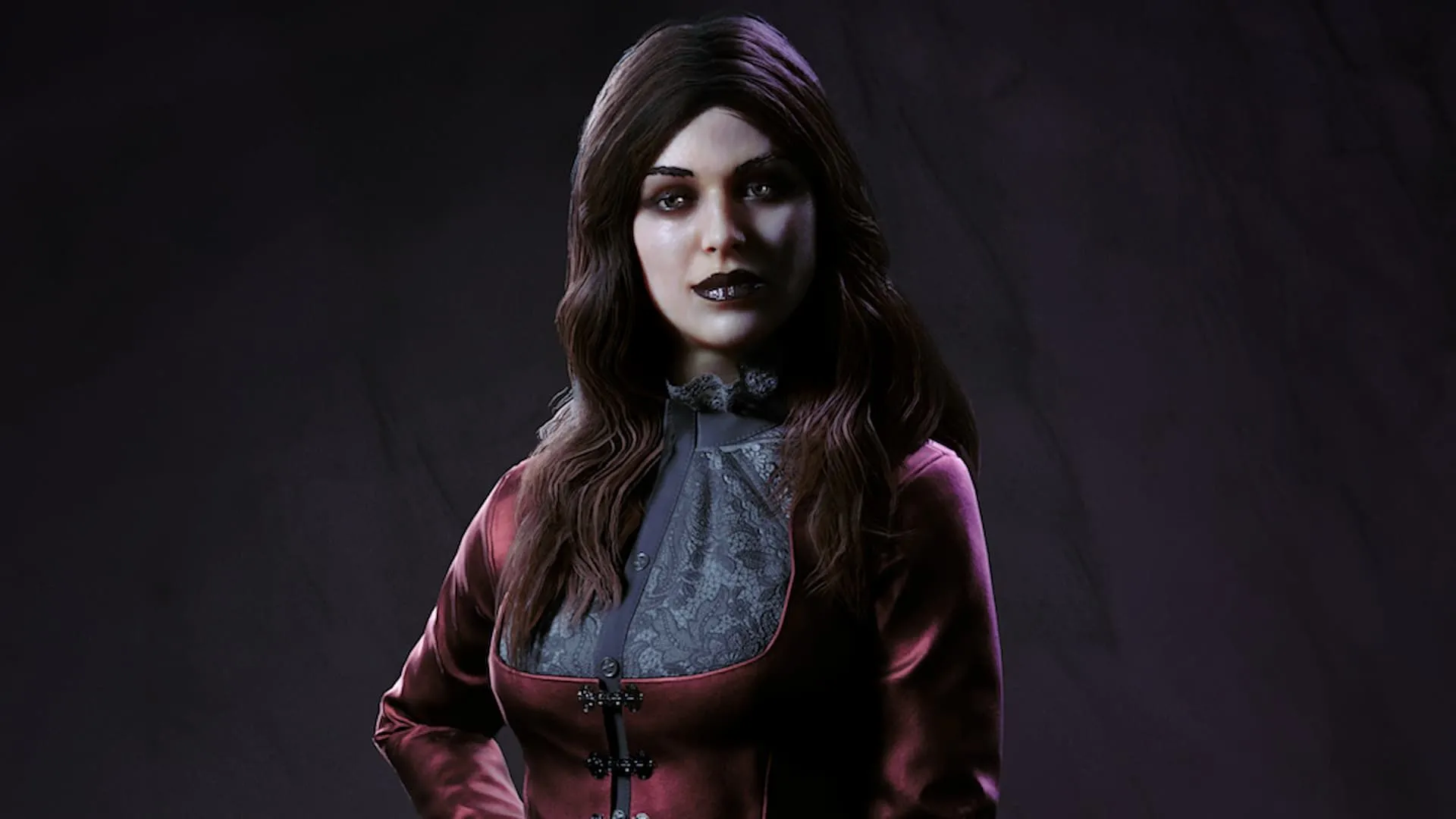 Nhân vật Pandora trong Vampire The Masquerade Bloodlines 2 nhìn về phía người chơi