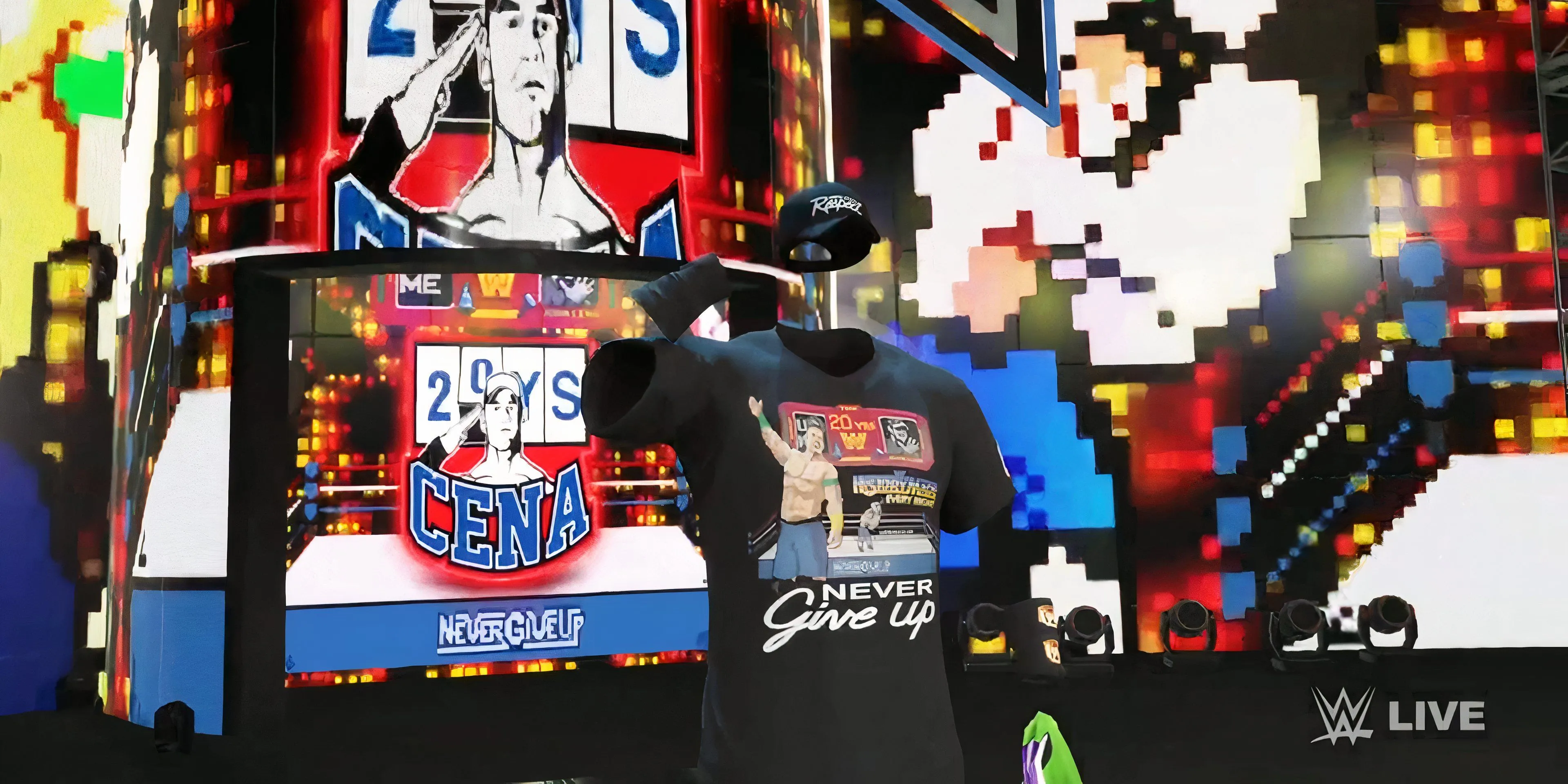 Nhân vật Super Cena vô hình trong WWE 2K25
