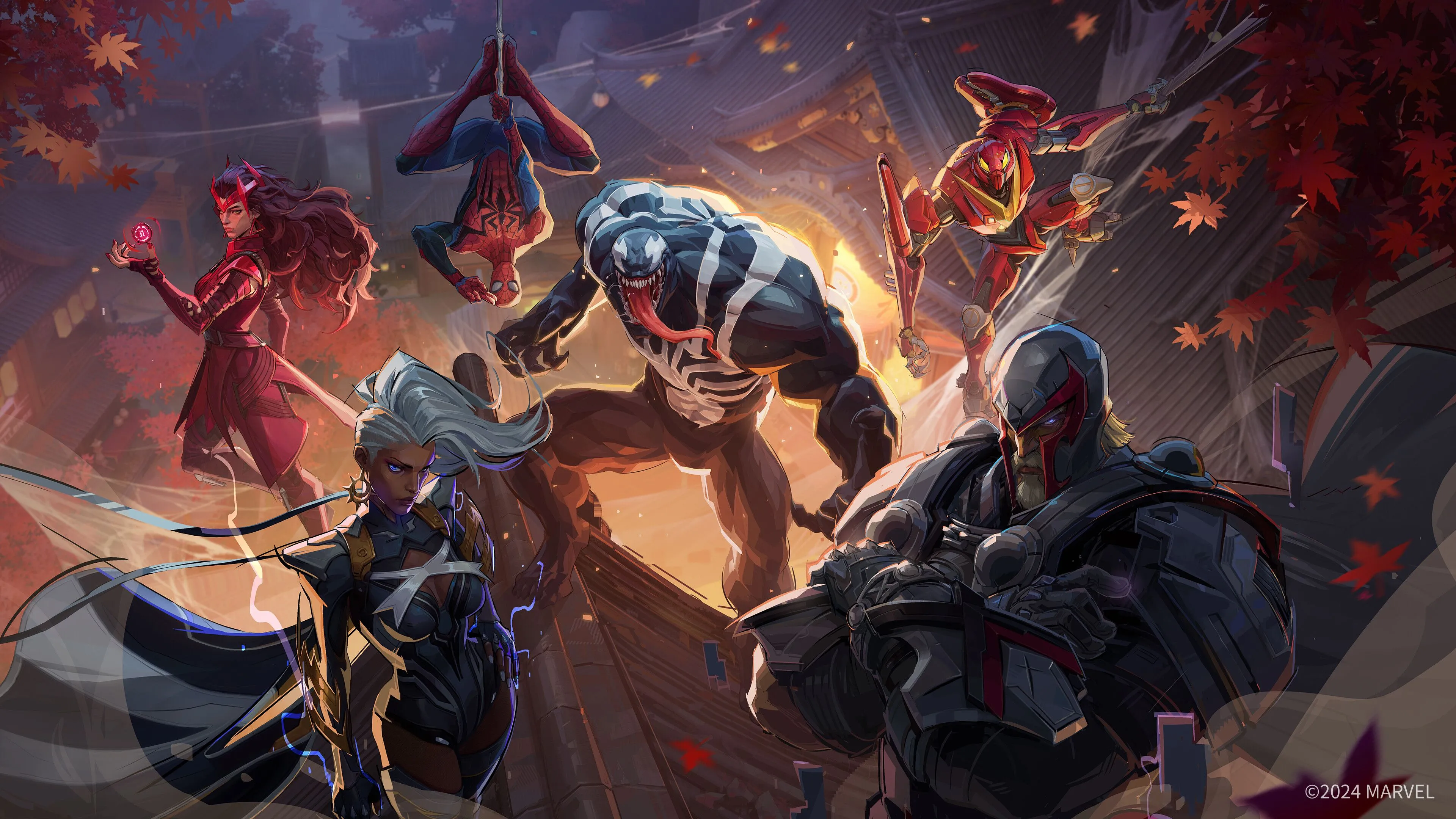 Nhân vật trong Marvel Rivals sử dụng kỹ năng trong trận đấu