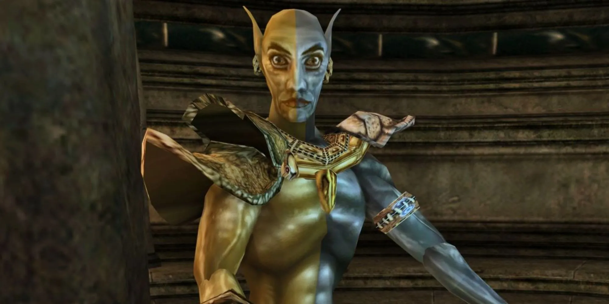 Nhân vật Vivec trong The Elder Scrolls III: Morrowind, một trong những vị thần của game