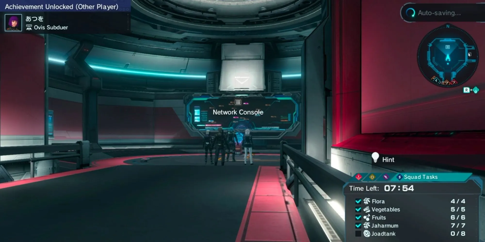 Nhóm người chơi tham gia nhiệm vụ online trong Xenoblade Chronicles X Definitive Edition.
