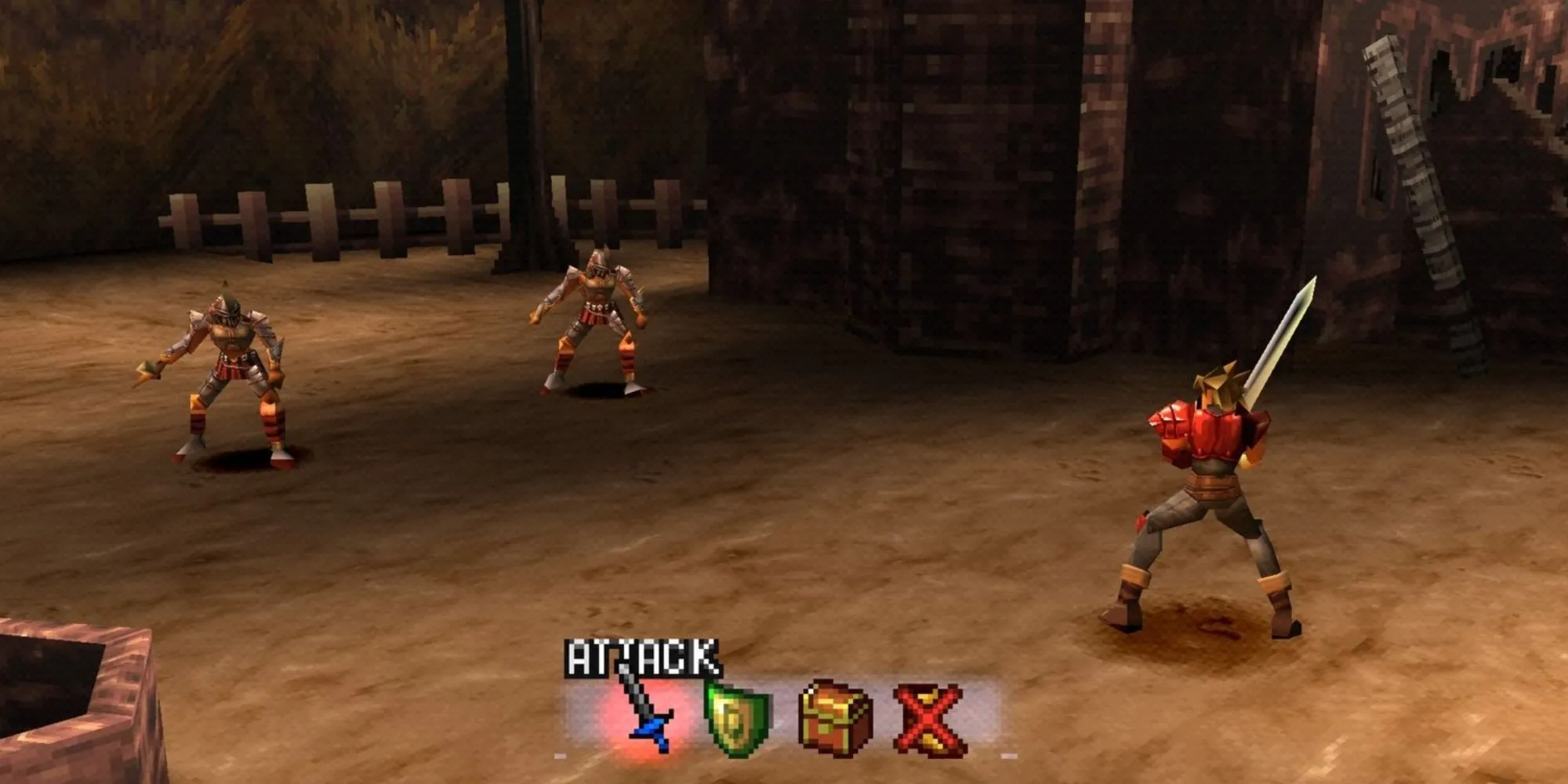 Nhóm nhân vật chính với Dart làm trung tâm trong game The Legend of Dragoon trên PS1