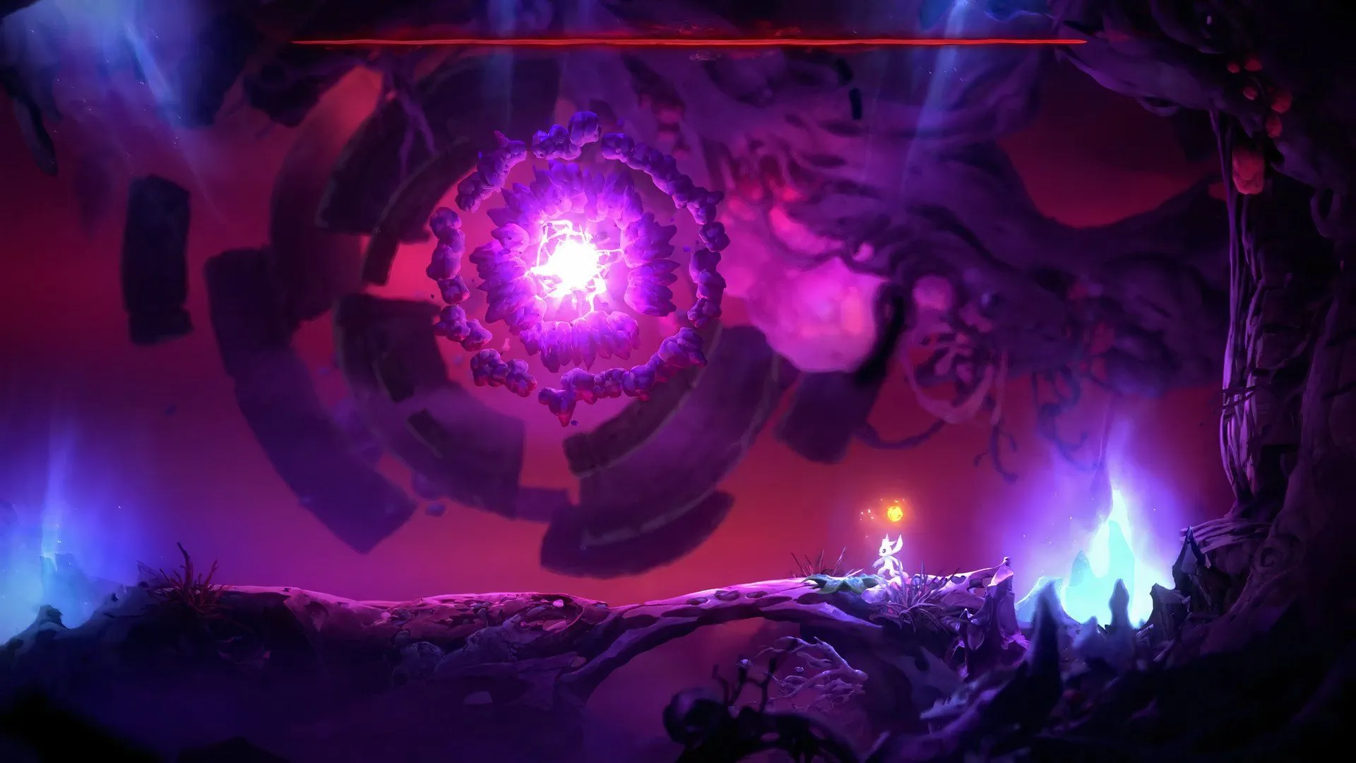 Ori and the Will of the Wisps - Ori đối mặt boss Willow Stone
