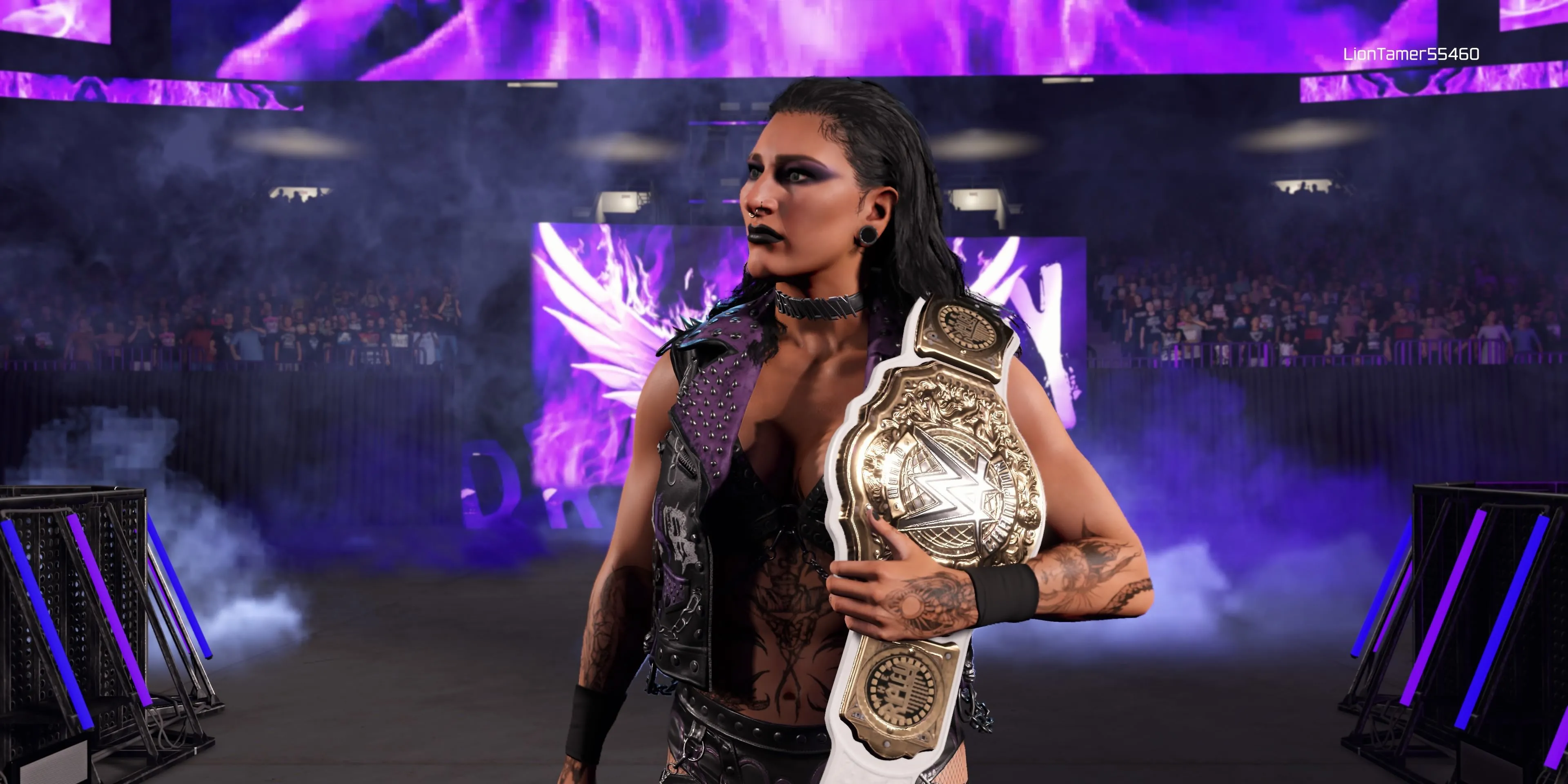Rhea Ripley đầy uy quyền trong WWE 2K25