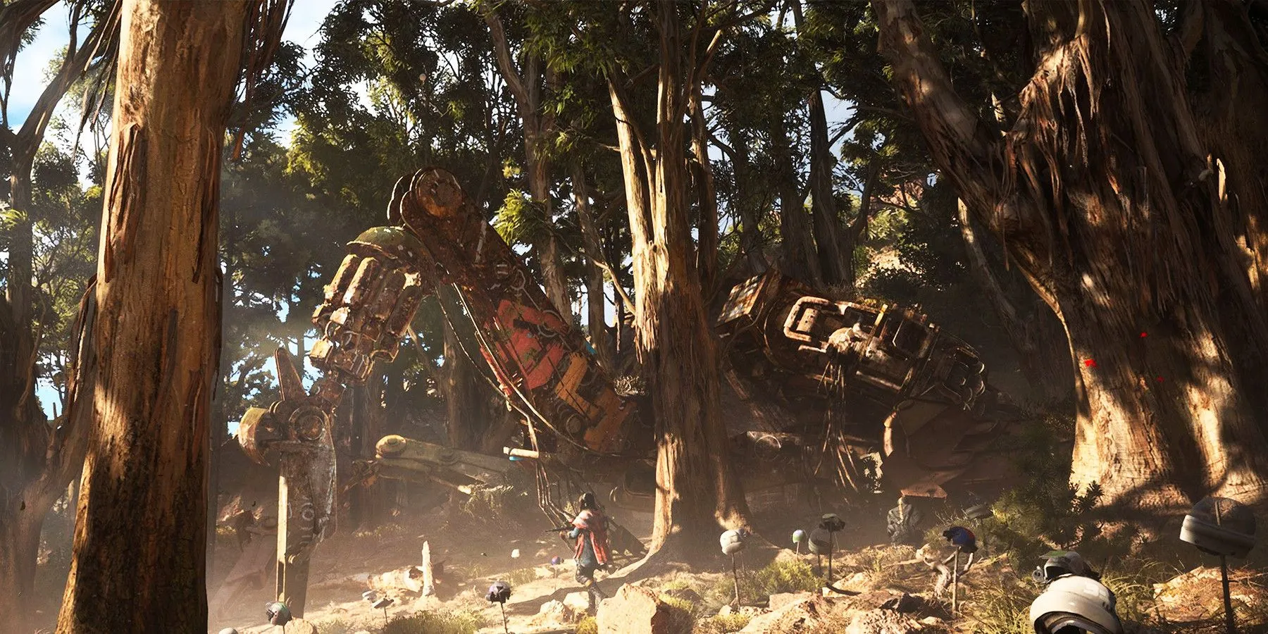 Robot địch khổng lồ, một trong những mối đe dọa trong ARC Raiders