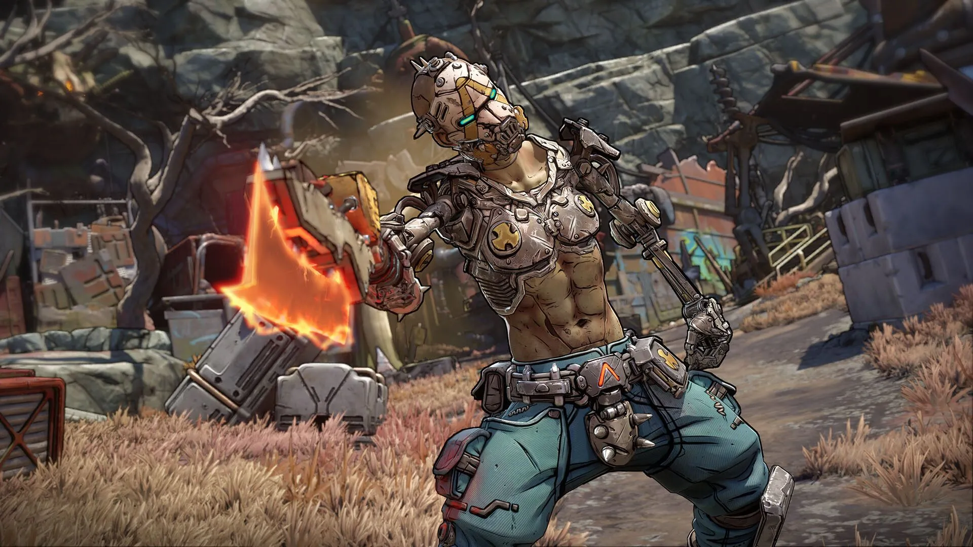 Screenshot Borderlands 4 cho thấy môi trường game rộng lớn.