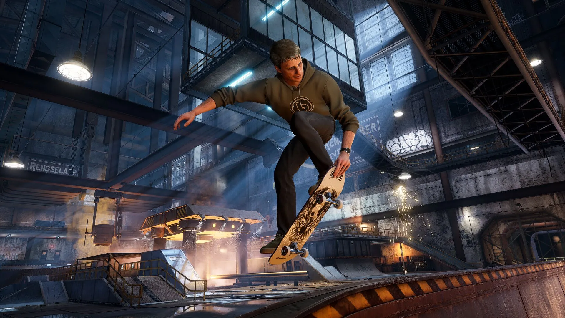 Screenshot Tony Hawk's Pro Skater 3+4: Thực hiện động tác trượt ván trên không