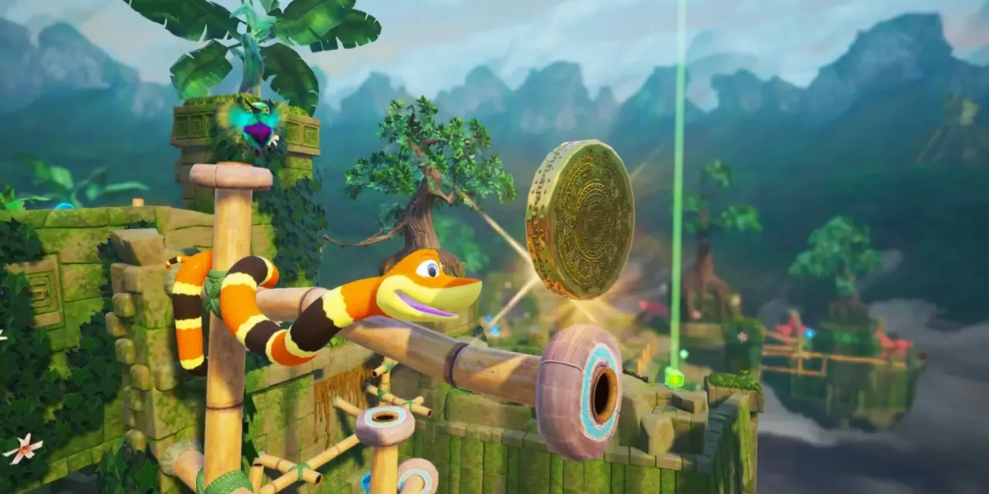 Snake Pass: Điều khiển rắn Noodle trườn bò trong thế giới 3D đầy màu sắc