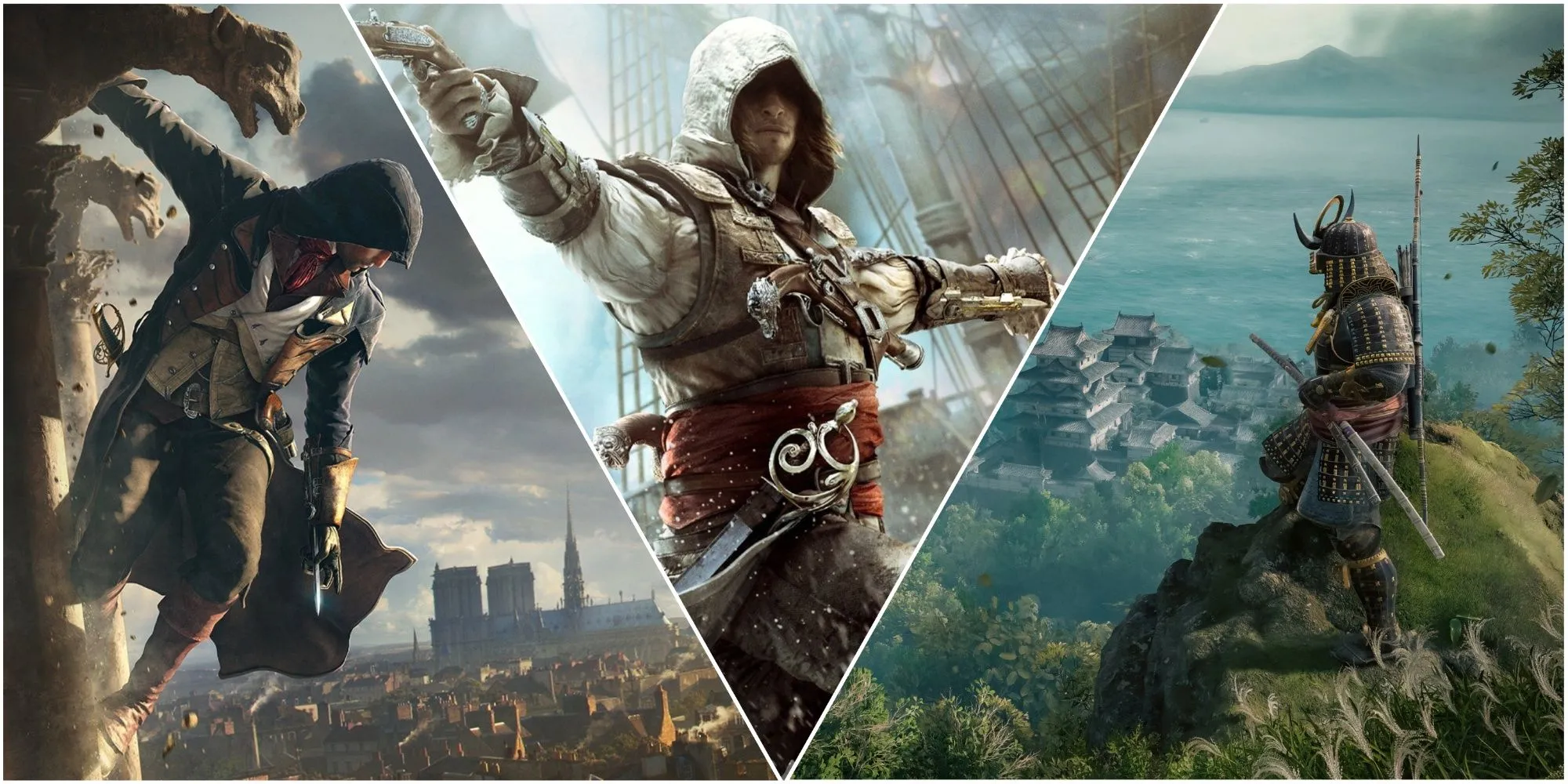 So sánh các địa điểm đáng nhớ trong series Assassin's Creed