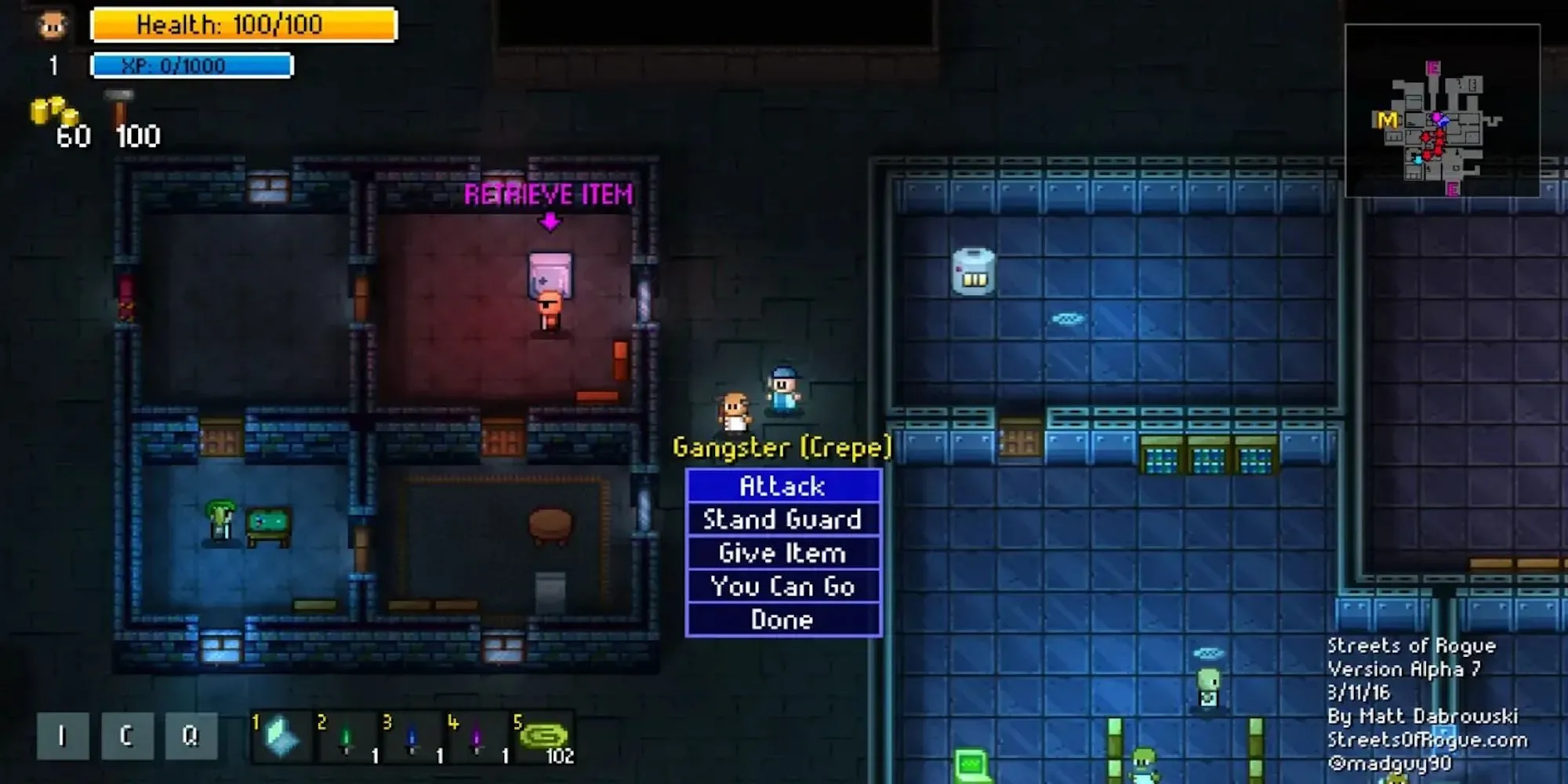 Streets of Rogue - Thế giới mở sandbox với nhiều cách tiếp cận nhiệm vụ