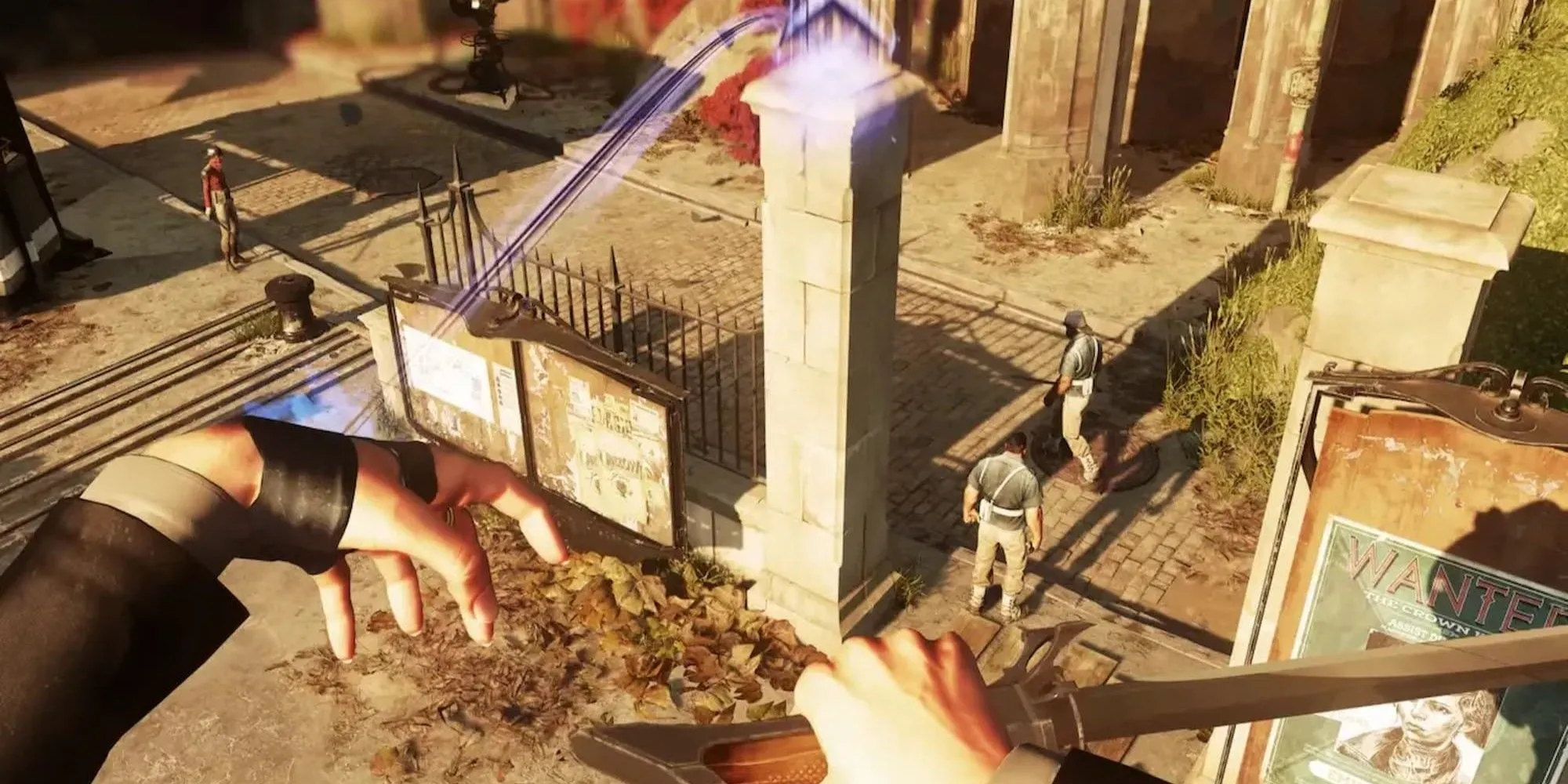 Sử dụng kỹ năng lén lút và Parkour để trộm đồ trong Dishonored 2.
