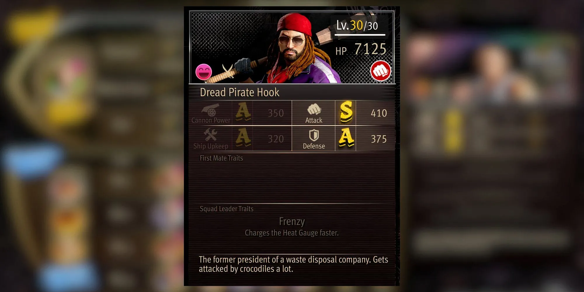 Thuyền trưởng cướp biển Hook trong Pirate Yakuza