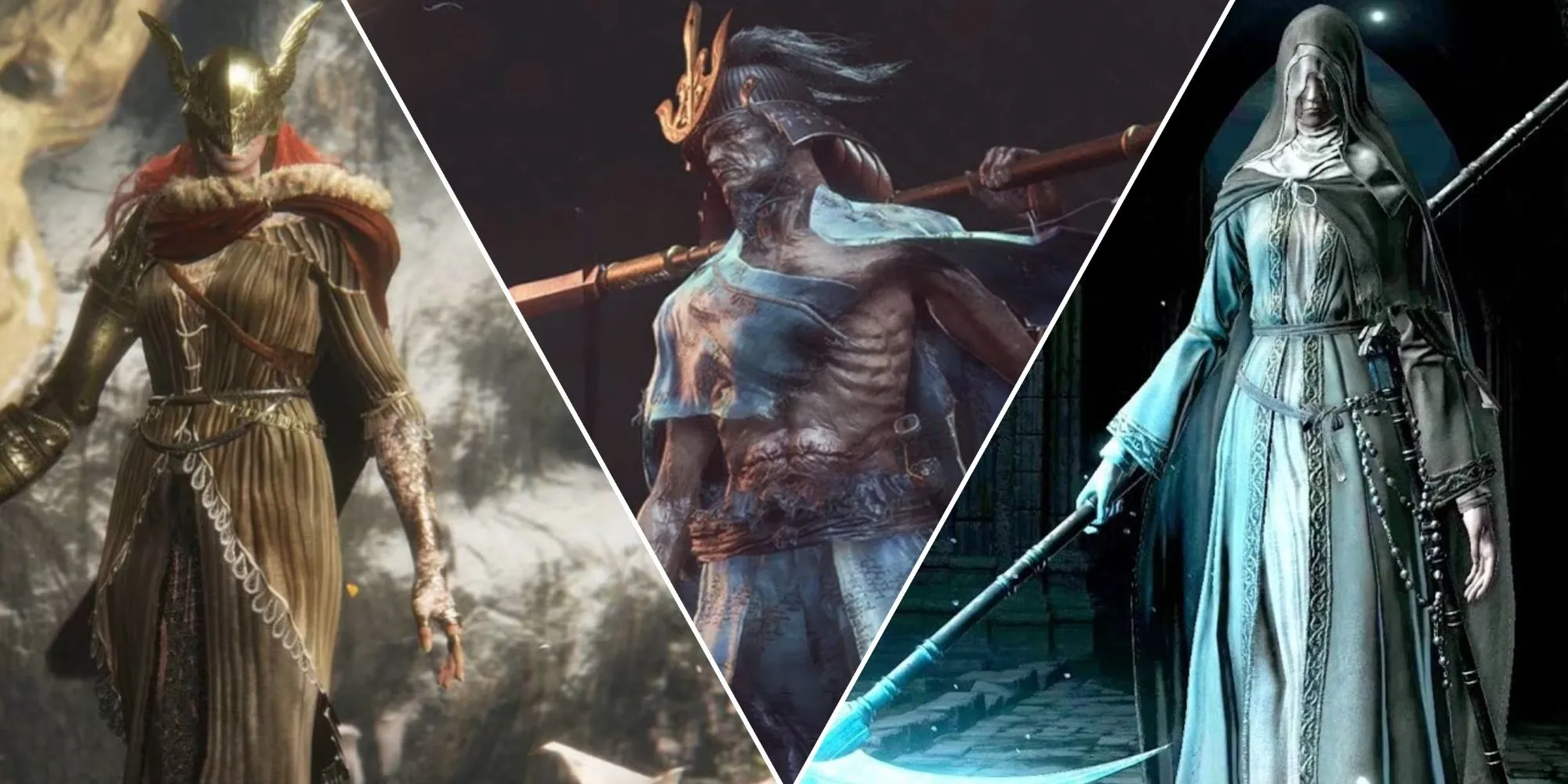 Tổng hợp ảnh boss Soulsborne nhiều giai đoạn: Malenia, Isshin, Sister Friede