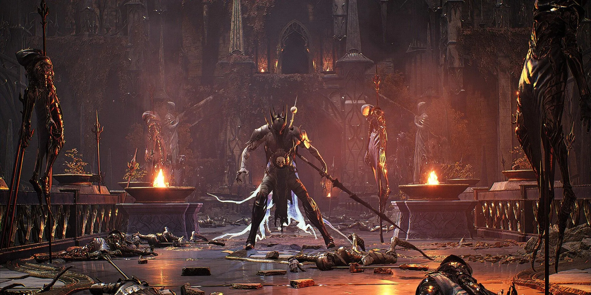 Trùm The Awakened King trong DLC của game Remnant 2