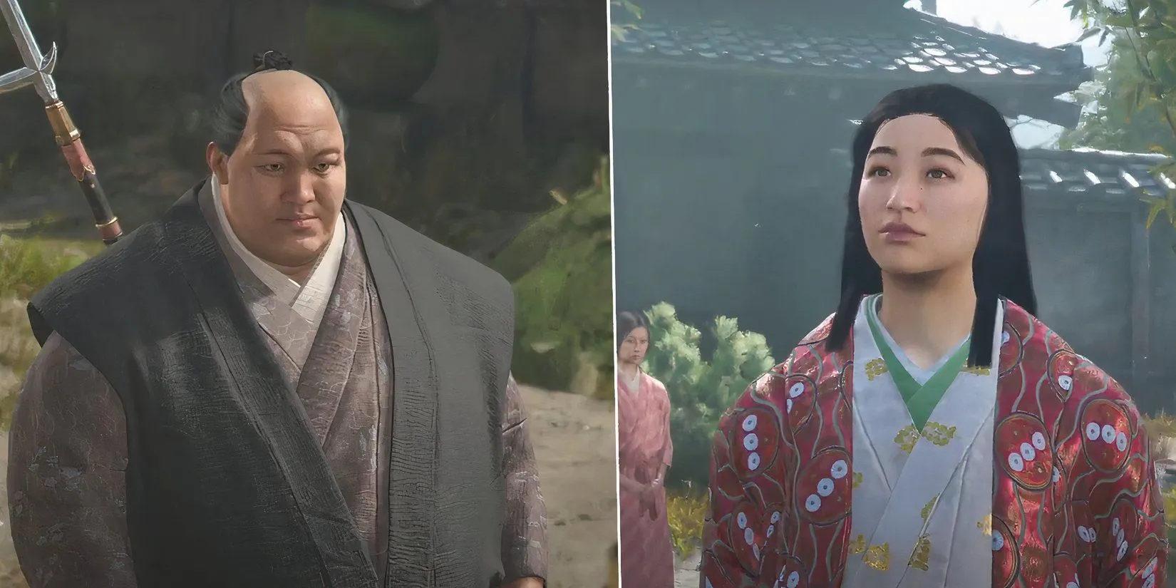 Yasuke gặp gỡ Kuma, vệ sĩ của Lady Oichi, trước khi nói chuyện với bà