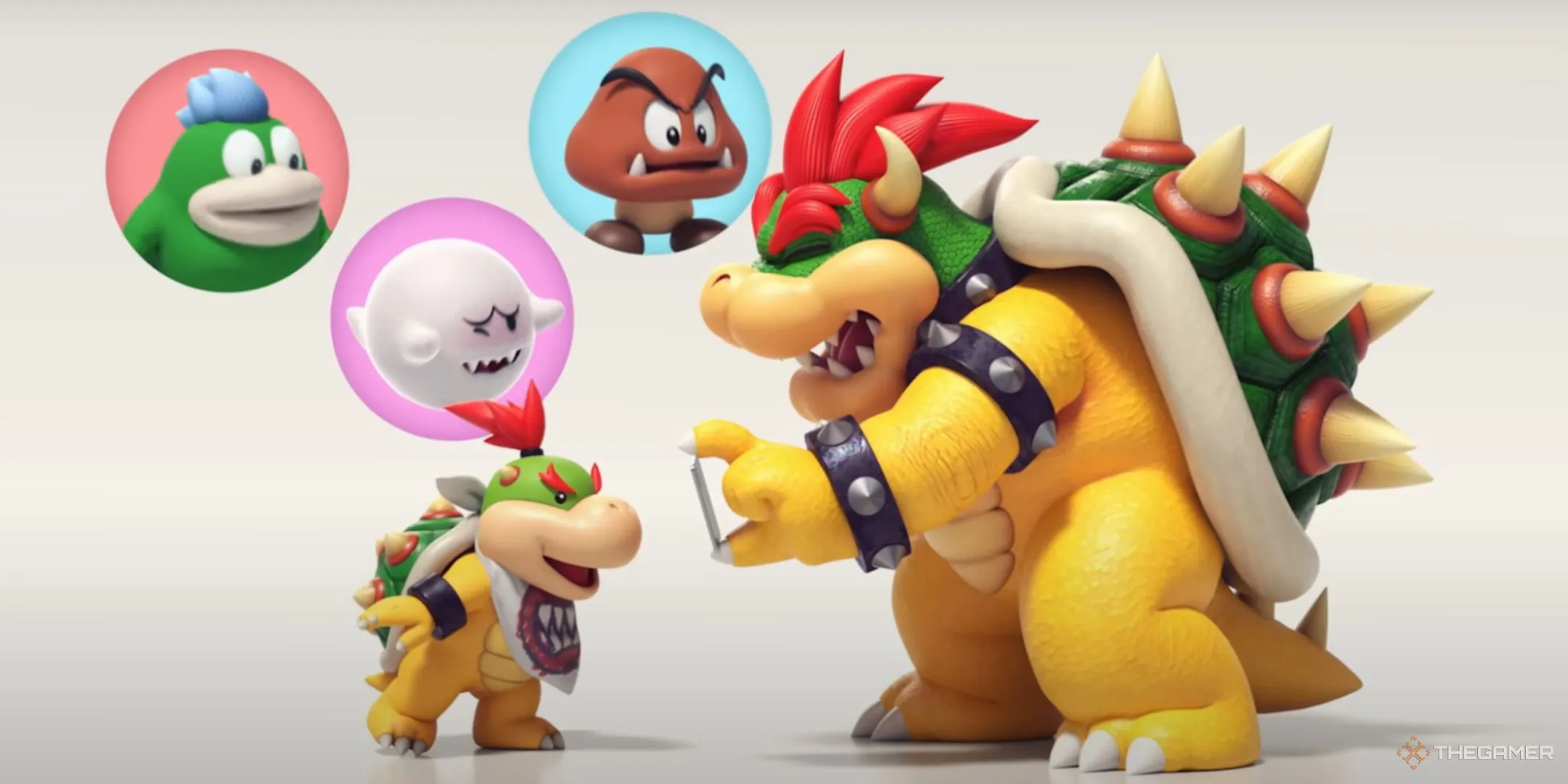 Hình ảnh minh họa Bowser đồng ý kết bạn GameChat cho Baby Bowser trên Nintendo Switch 2