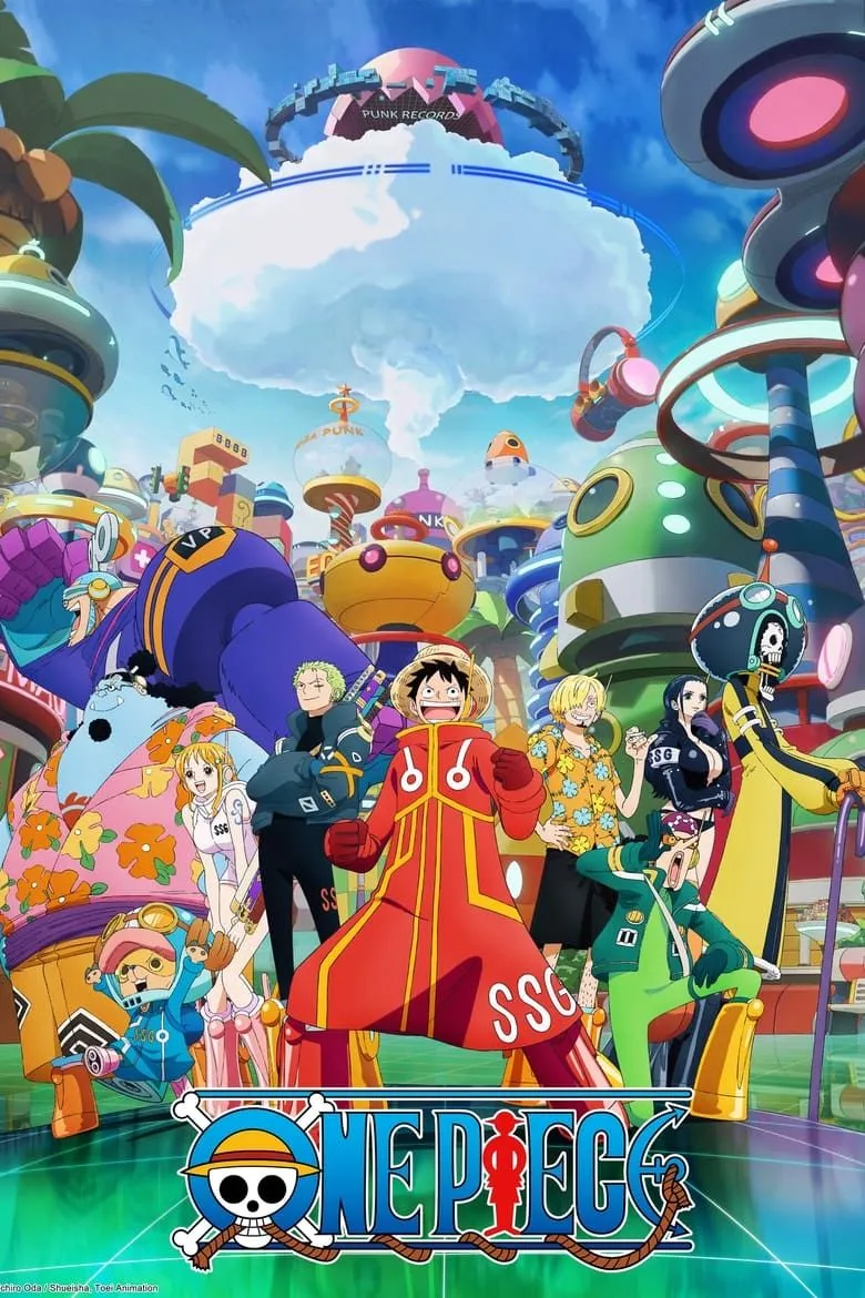 Poster chính thức của One Piece, thể hiện không khí phiêu lưu trên biển