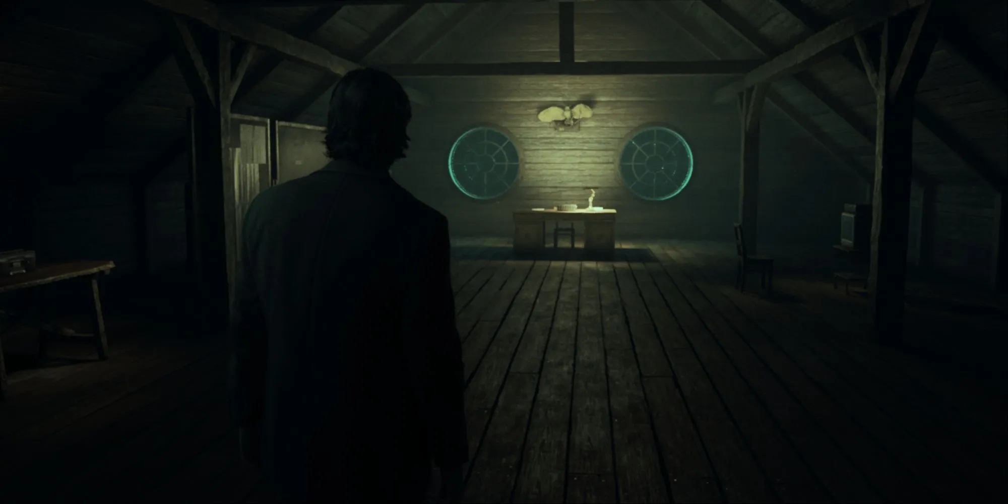 Alan Wake bước qua cánh cửa xoắn ốc trong Nhà dưỡng lão Valhalla và gặp chính mình (The Writer)