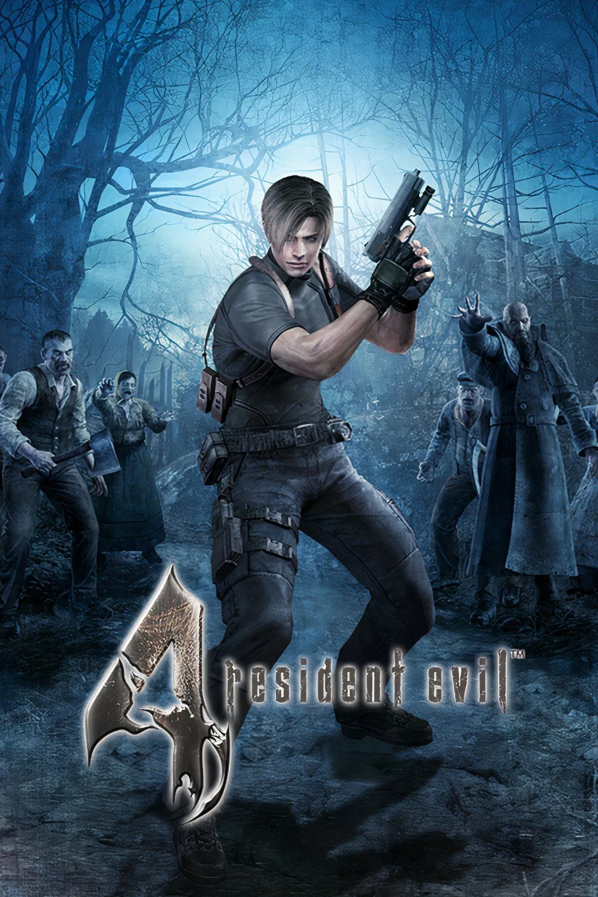 Ảnh bìa của Resident Evil 4, tựa game kinh dị sinh tồn kinh điển.