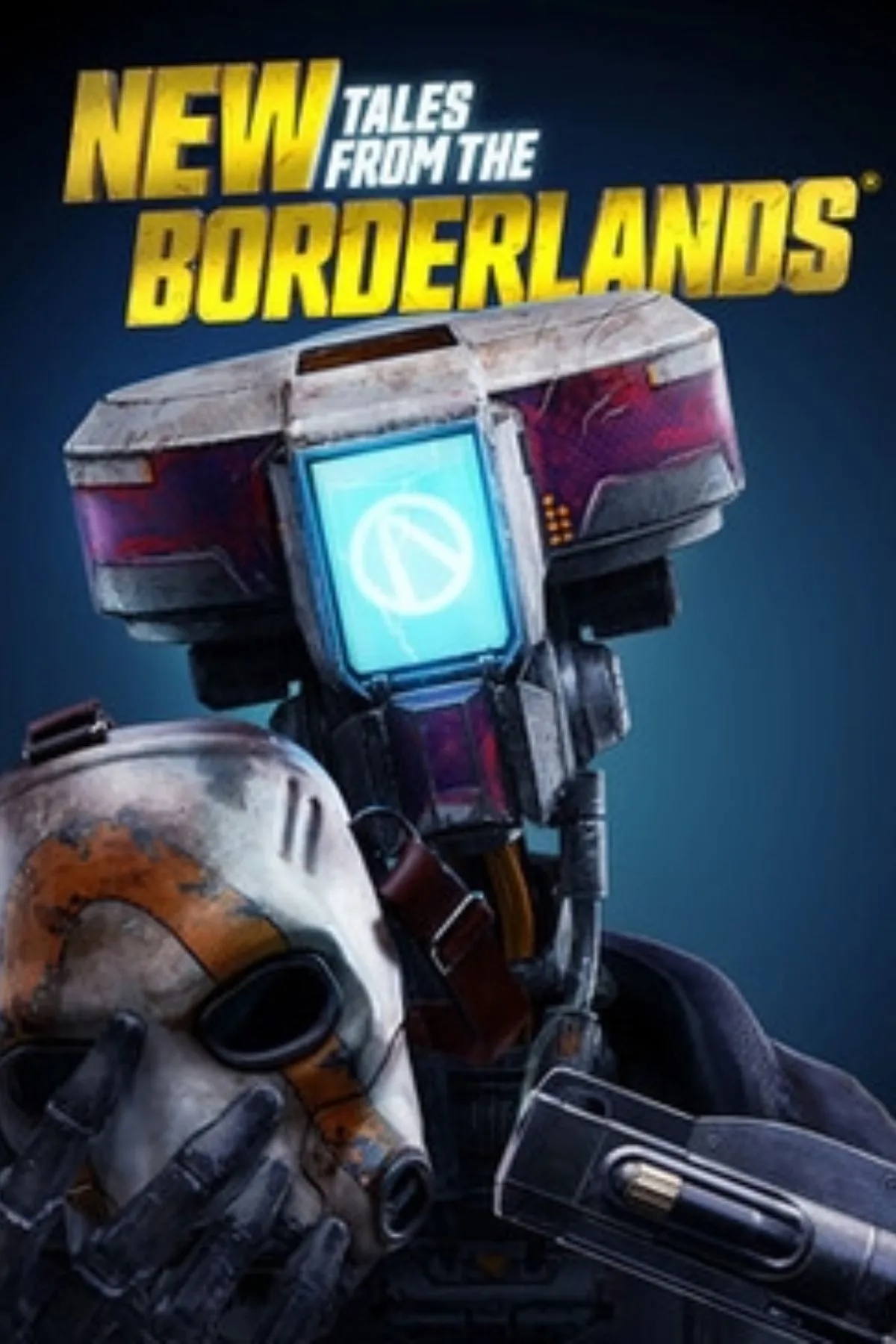 Ảnh bìa game New Tales from the Borderlands với nhân vật robot đặc trưng.