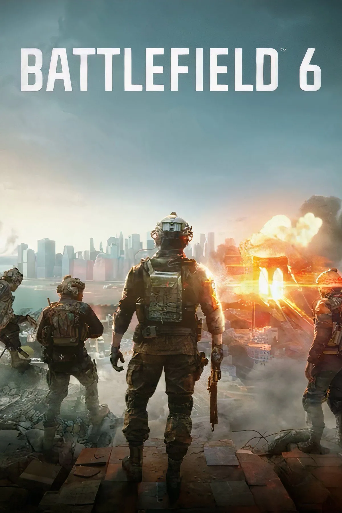 Ảnh bìa trang thông tin chính thức của Battlefield 6, tượng trưng cho sự trở lại đầy hứa hẹn của thương hiệu game bắn súng huyền thoại.