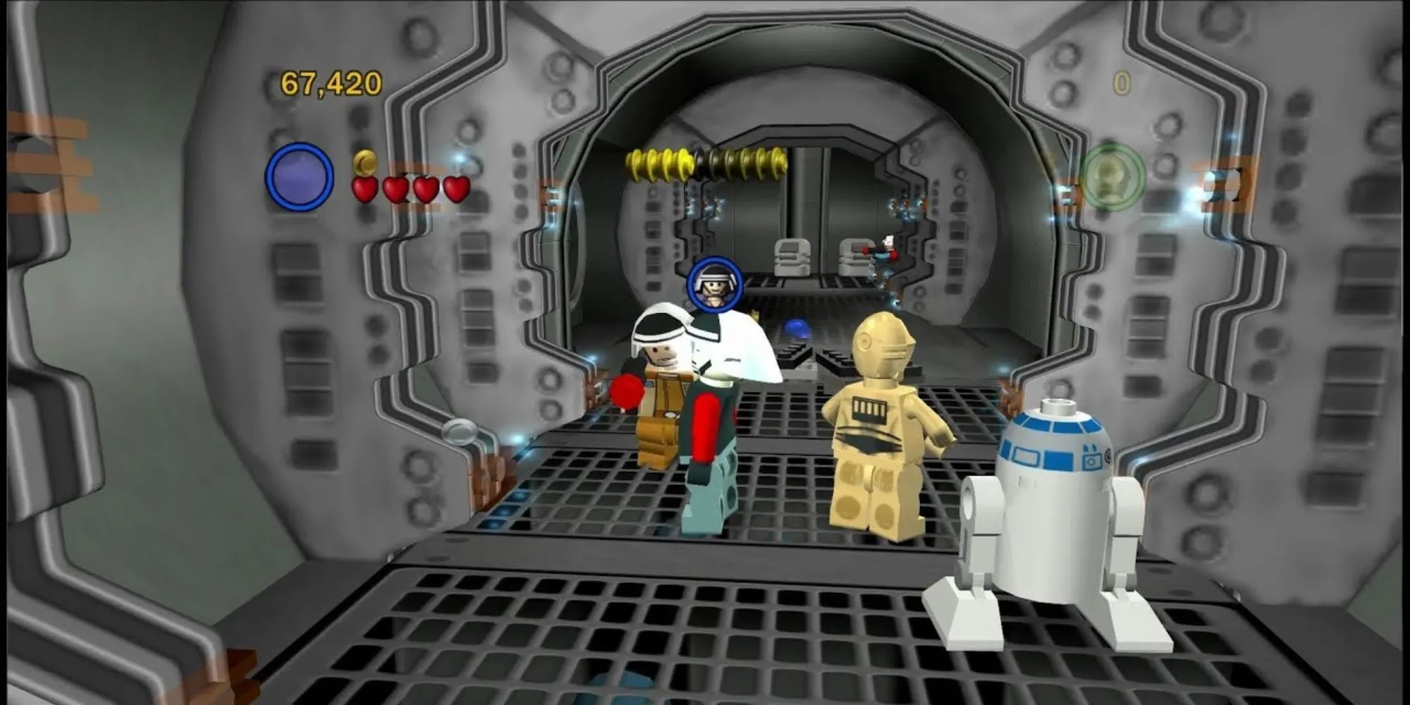 Ảnh chụp màn hình game Lego Star Wars: The Original Trilogy trên hệ máy PS2