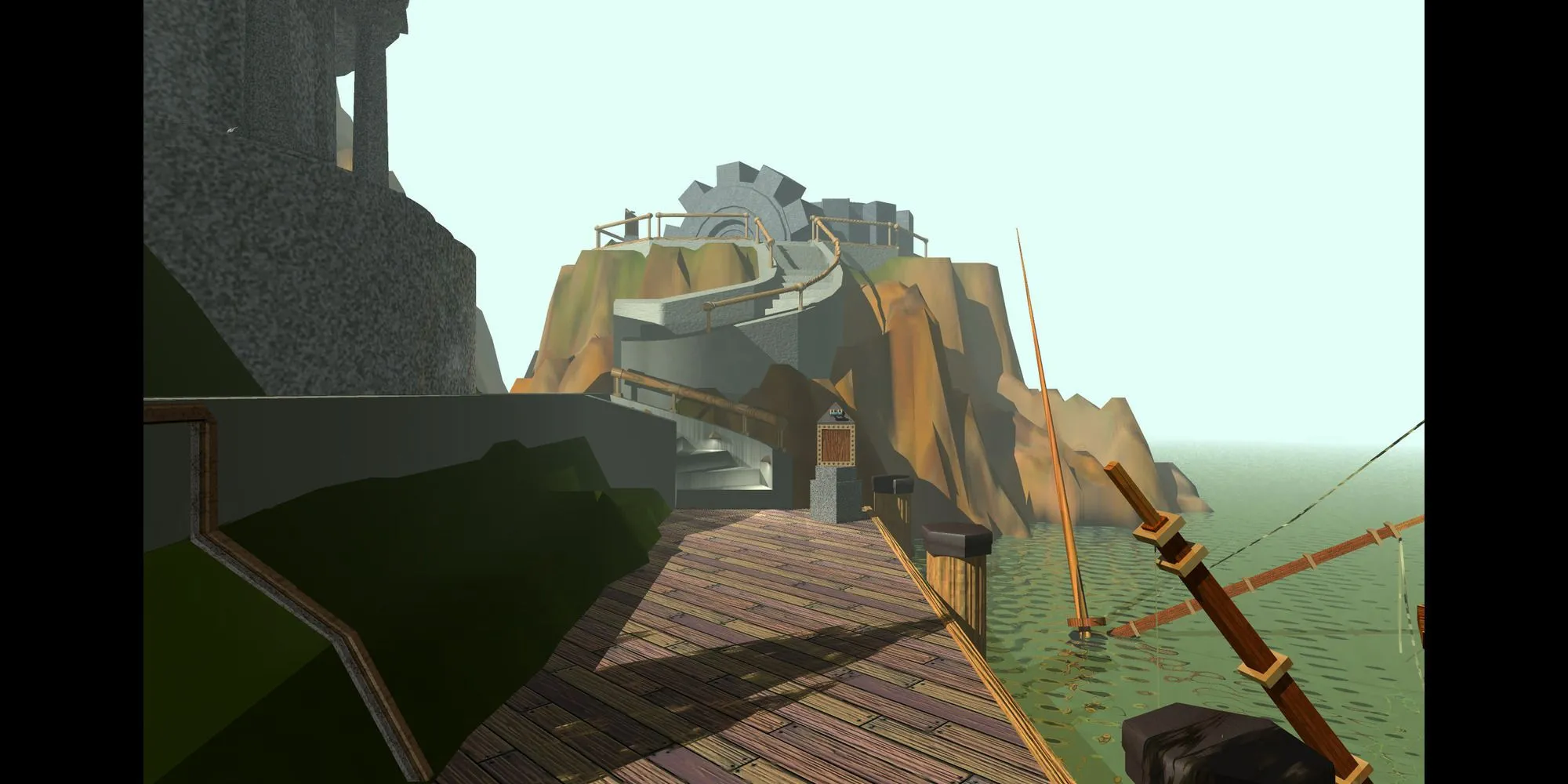 Ảnh chụp màn hình khung cảnh thiên nhiên trong game Myst