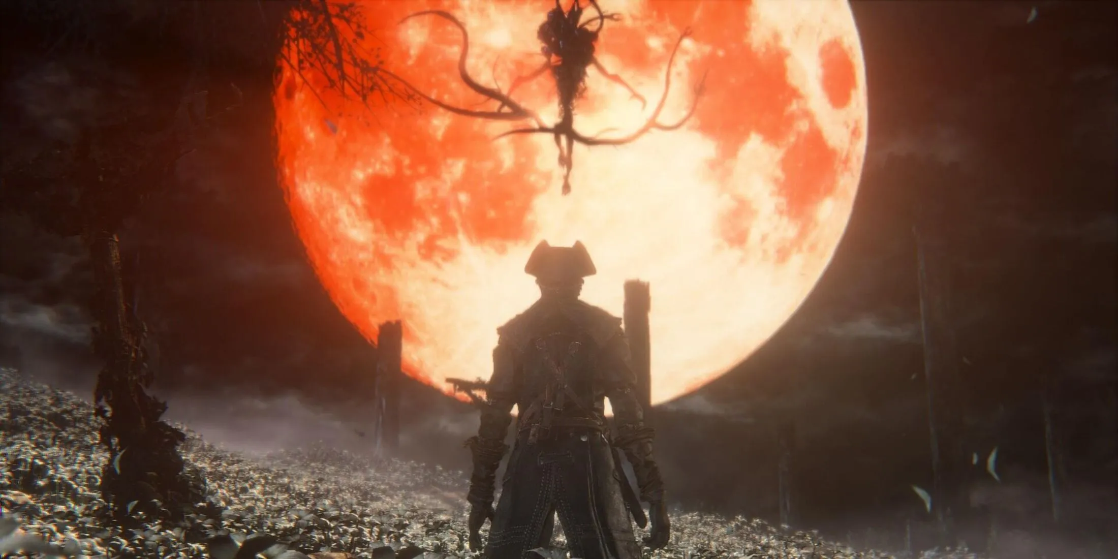 Ảnh chụp màn hình quái vật Moon Presence trong Bloodborne