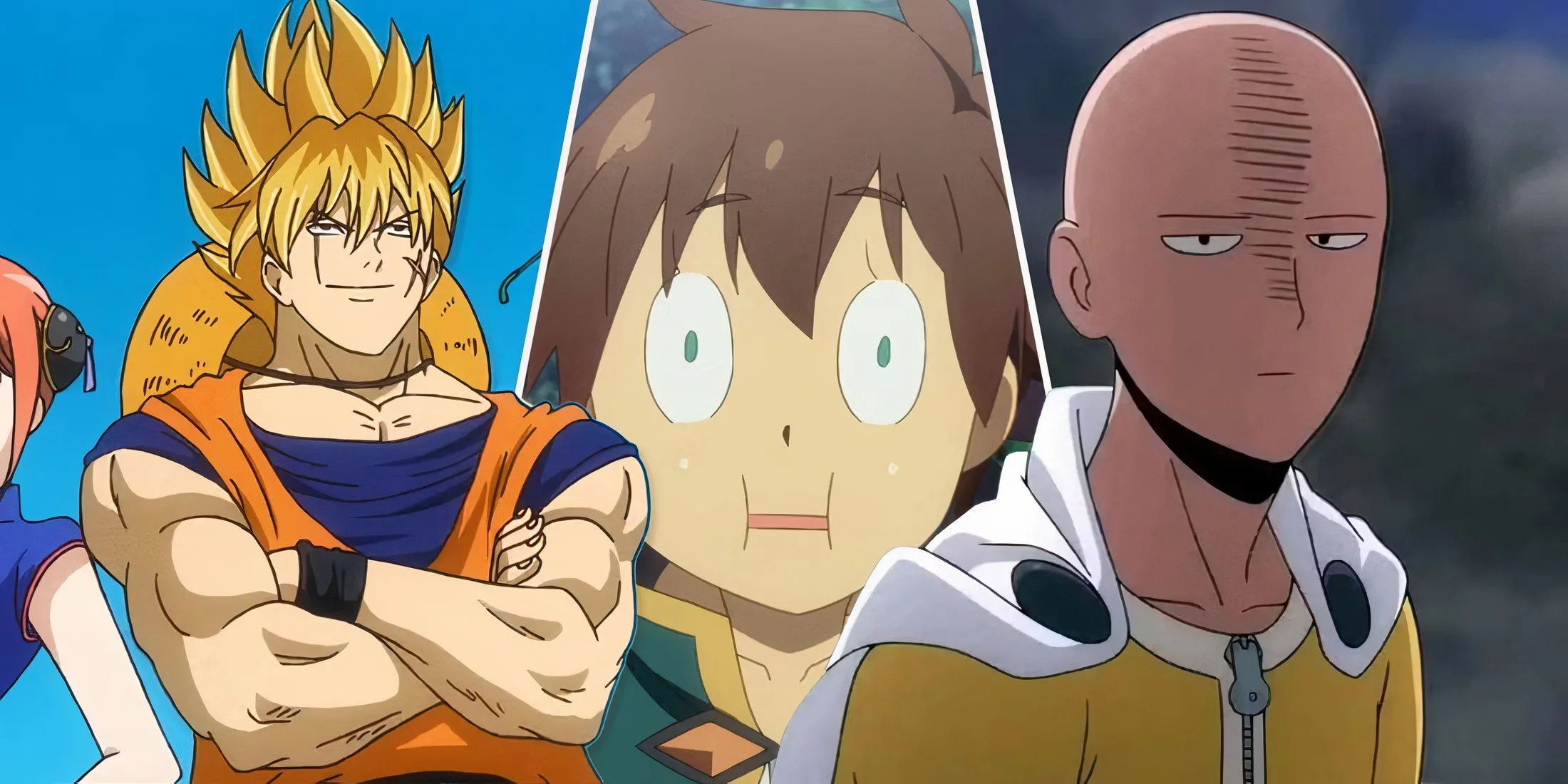 Anime hài hước hay nhất: Konosuba, Gintama, One Punch Man