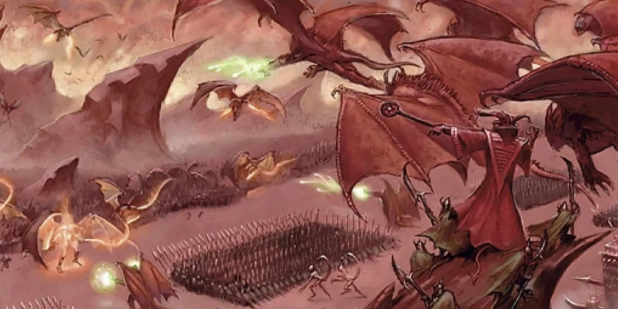 Asmodeus chỉ huy binh đoàn của mình trong Blood War, Dungeons &amp; Dragons
