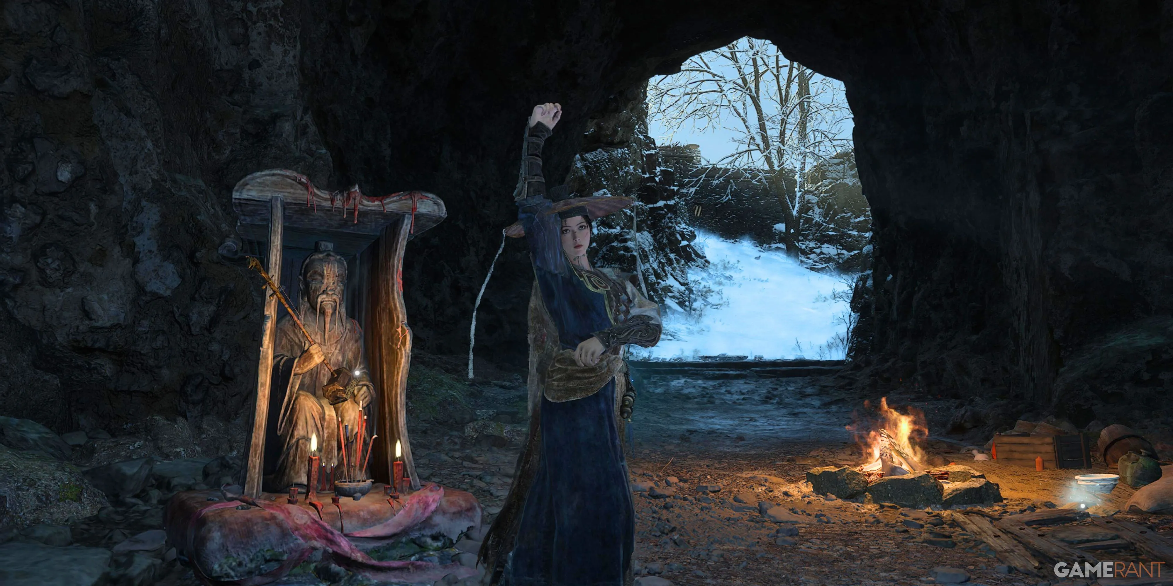 Bản đồ khu vực Cloudspire Shrines trong Wuchang Fallen Feathers, minh họa các địa điểm quan trọng giúp game thủ tìm kiếm vật phẩm
