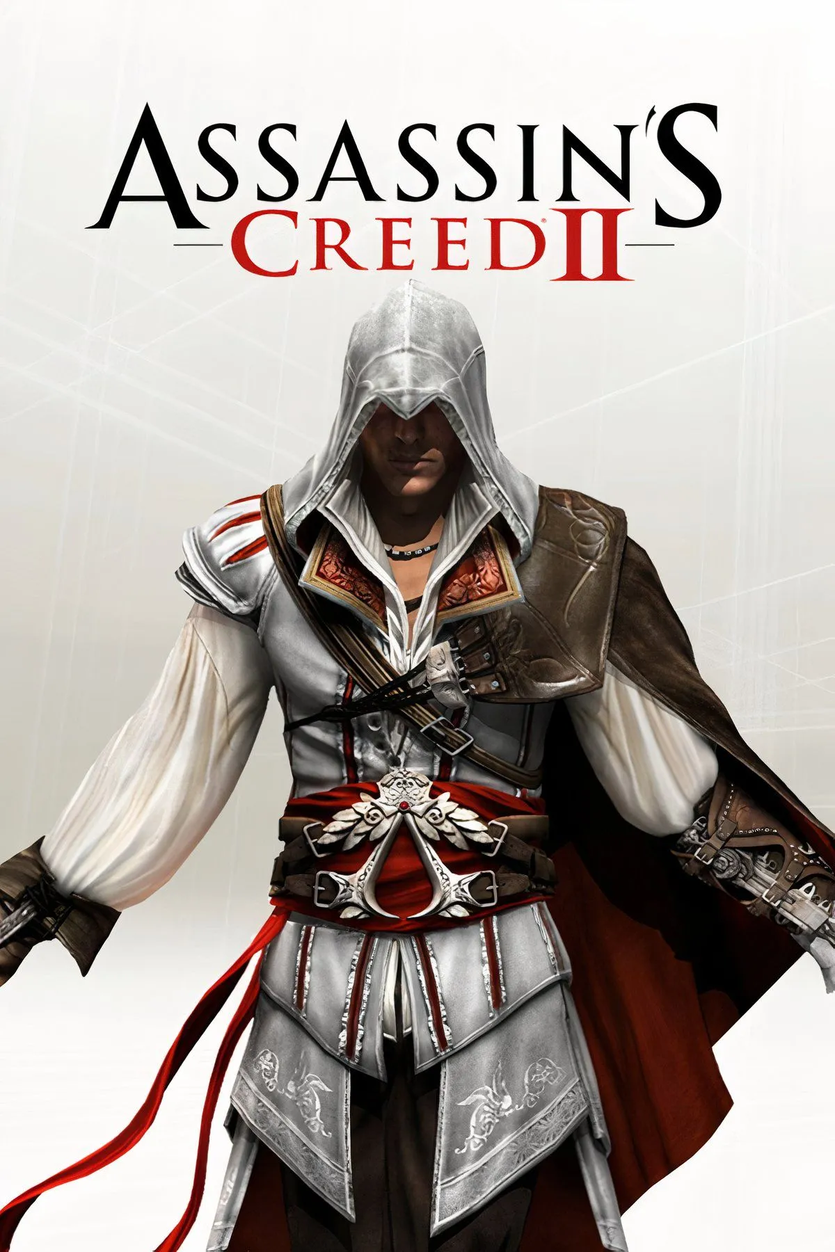 Bìa game Assassin's Creed II, với Ezio Auditore da Firenze, biểu tượng của sự phát triển vượt bậc trong lối chơi parkour và cốt truyện game.