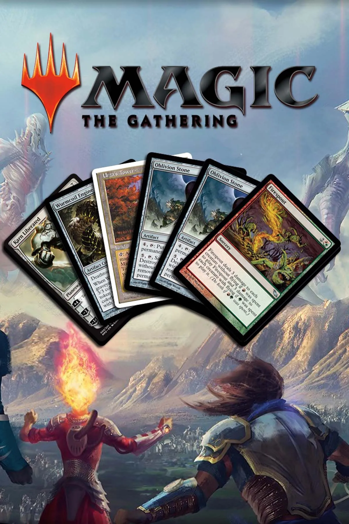 Biểu tượng thương hiệu Magic: The Gathering, tượng trưng cho di sản game thẻ bài chiến thuật và cộng đồng game thủ gắn bó lâu năm.
