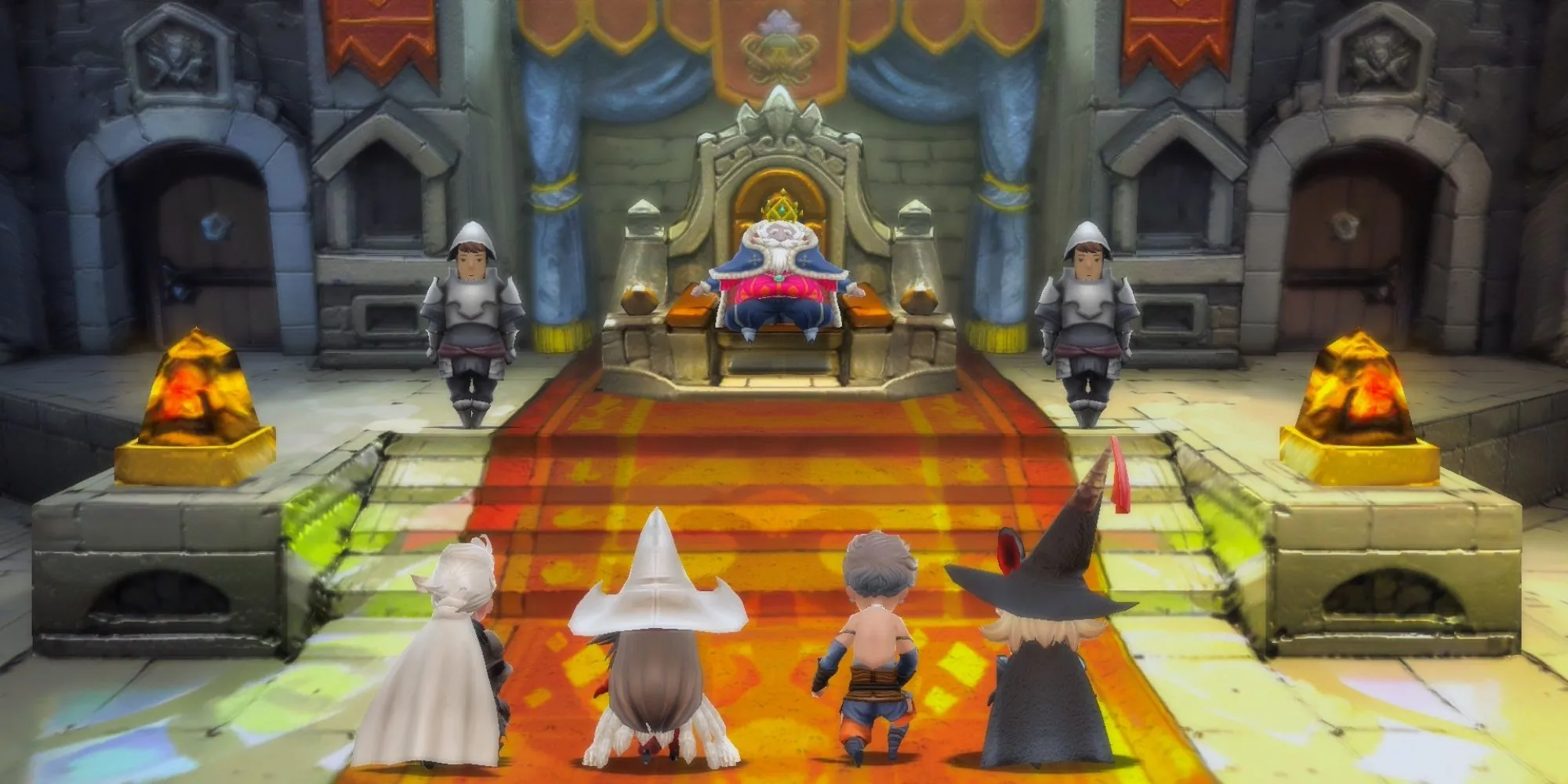 Cảnh cắt màn hình Bravely Default Flying Fairy HD Remaster, thể hiện đồ họa nâng cấp